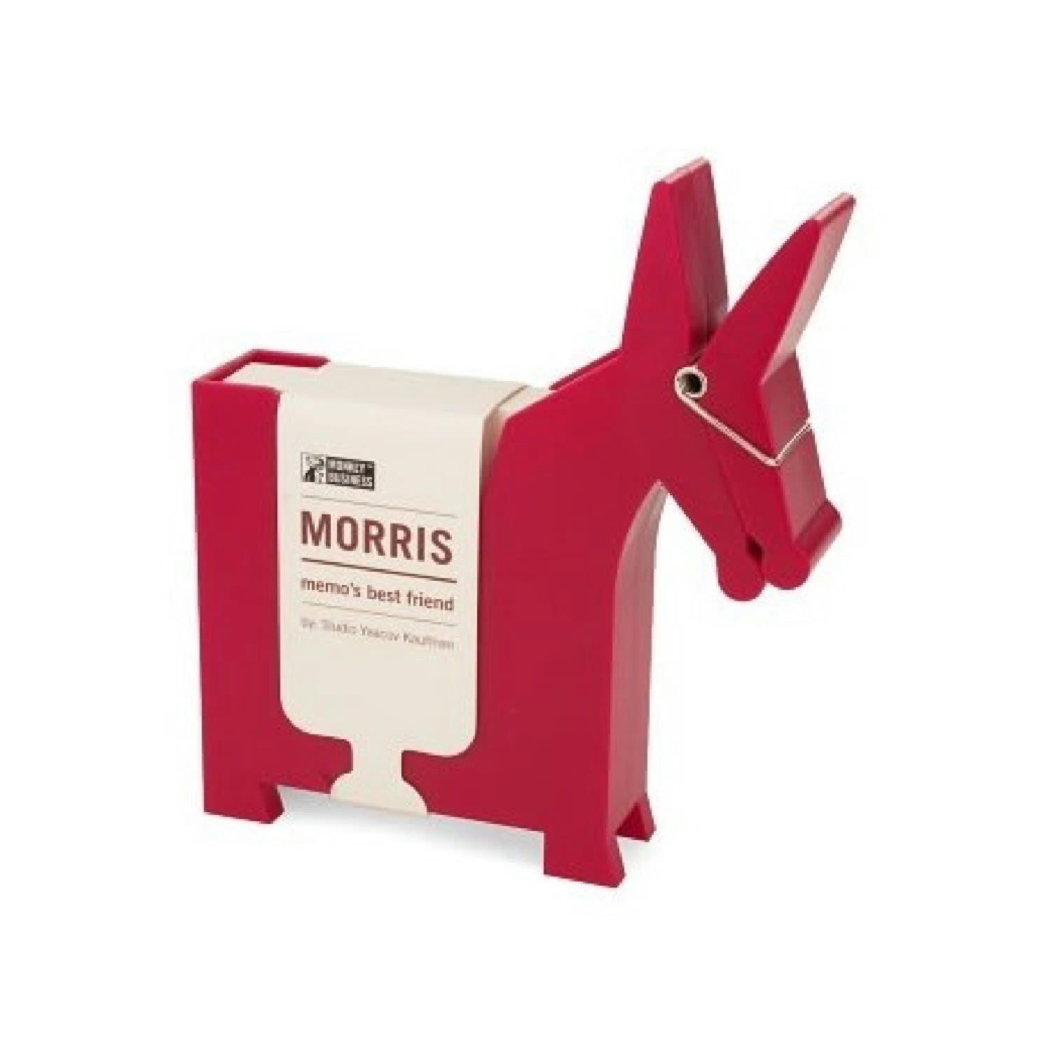 MORRIS - Porte mémo âne rouge