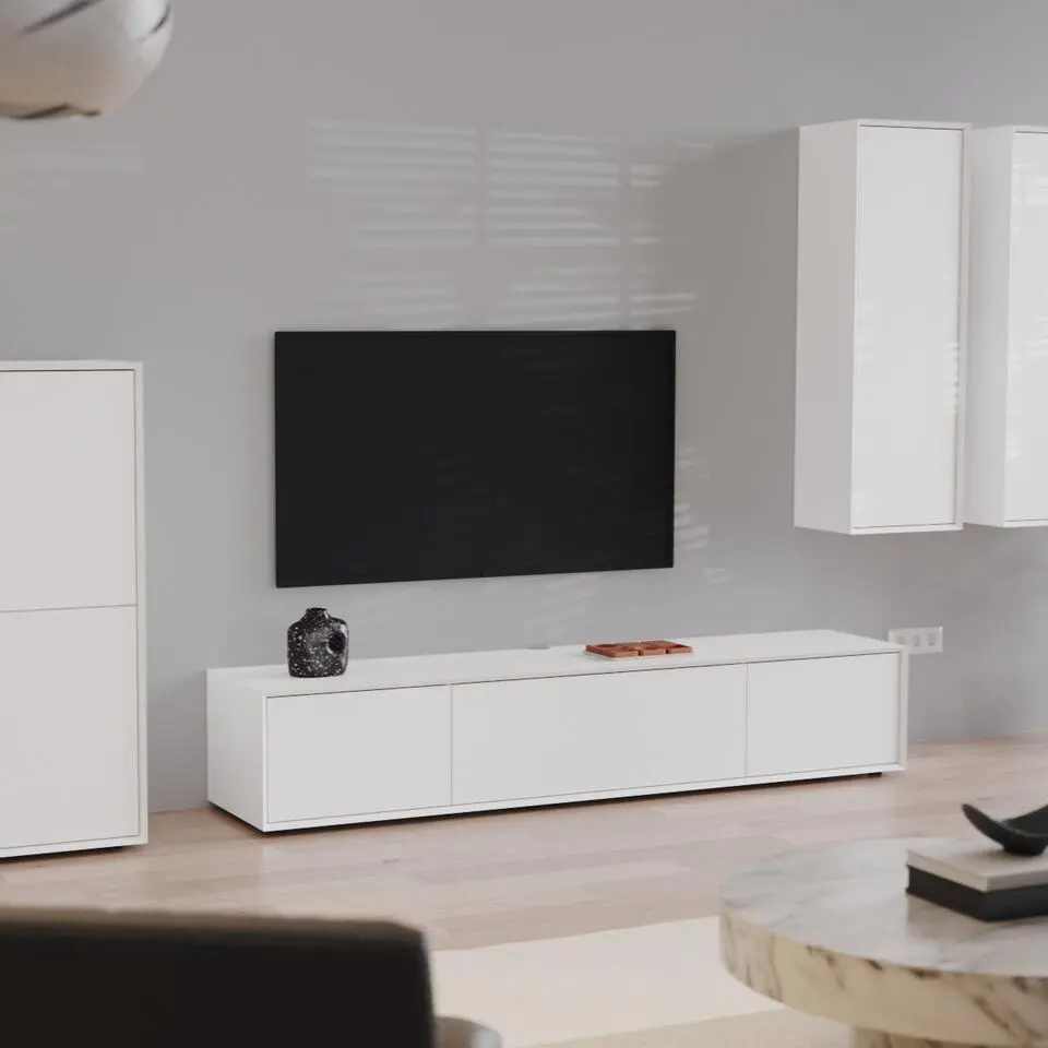 CALICOSY - OR&Eacute;LIA Dressoir - Donker hout - 43x200x36 cm