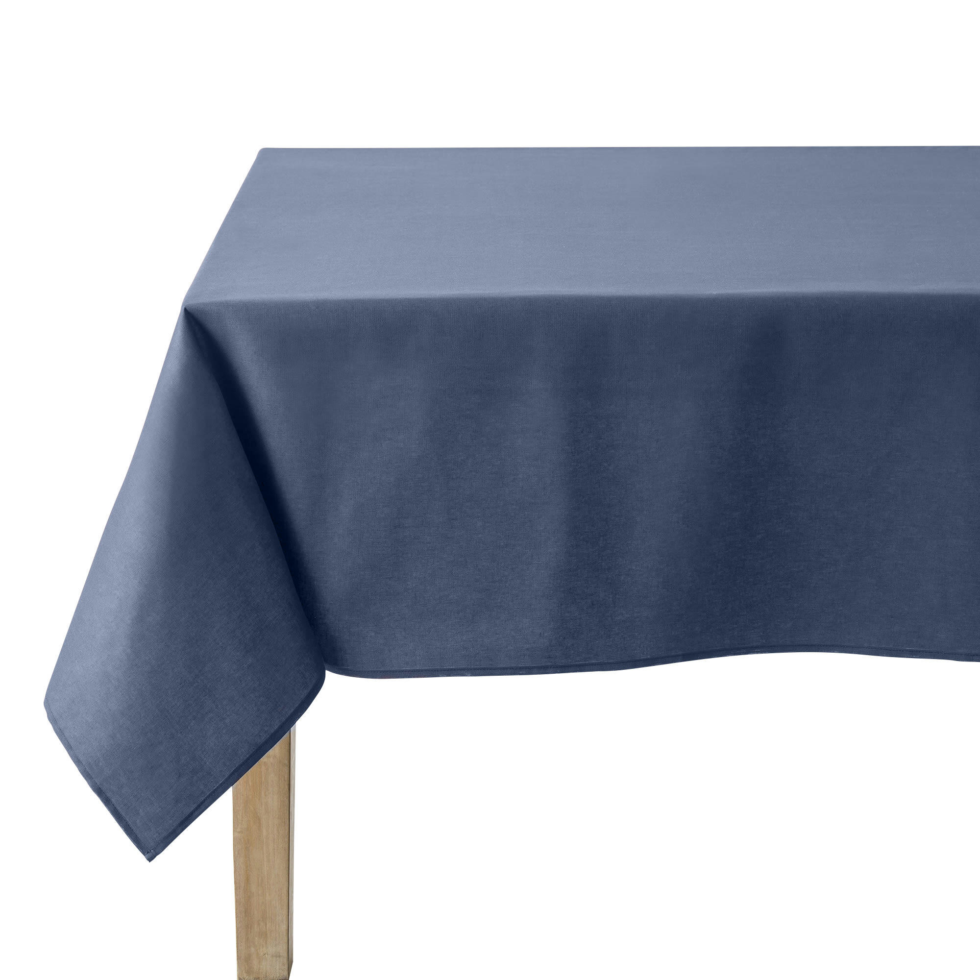 CAMBRAI - Nappe en coton traitee teflon cyclages 180 x 300