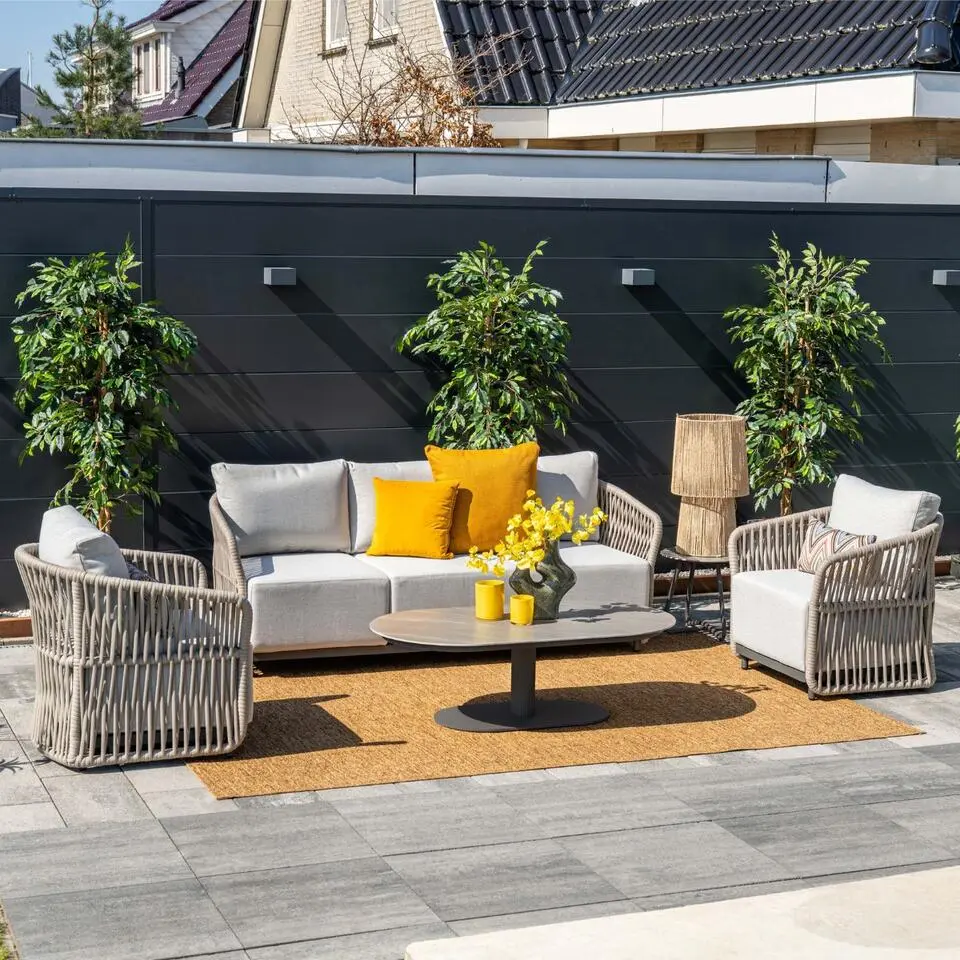 Garden Impressions Liam loungetafel 130x70xH40 - donker grijs