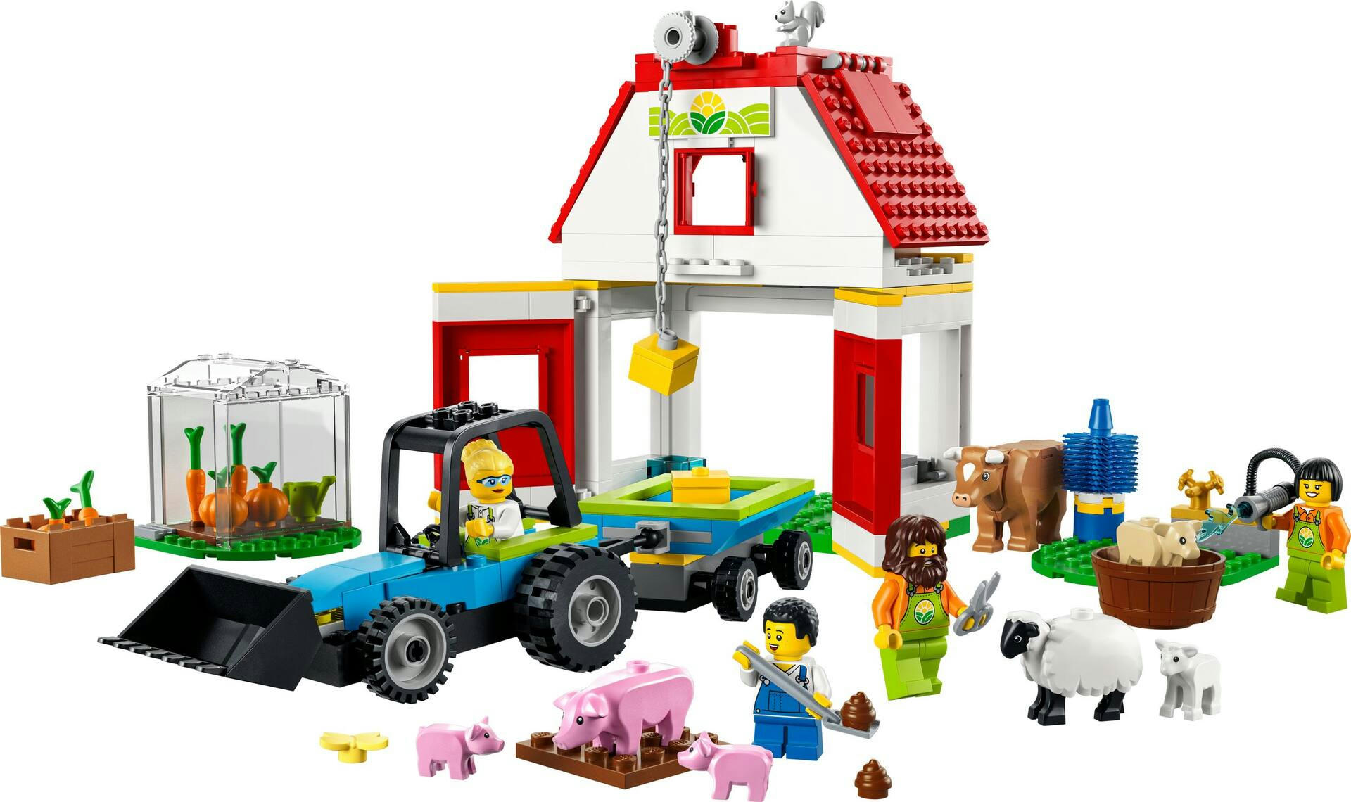 LEGO® City Barn & Farm Animals - 60346, Ages 4+