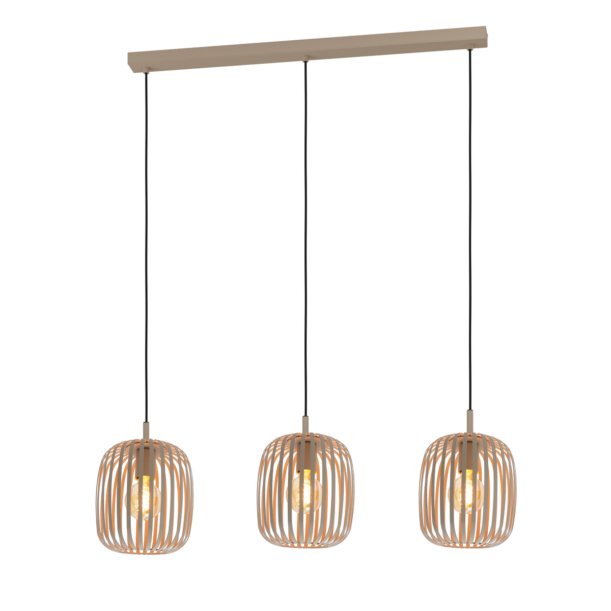 EGLO hanglamp Romazzina - e27 - 90 cm - zandkleur