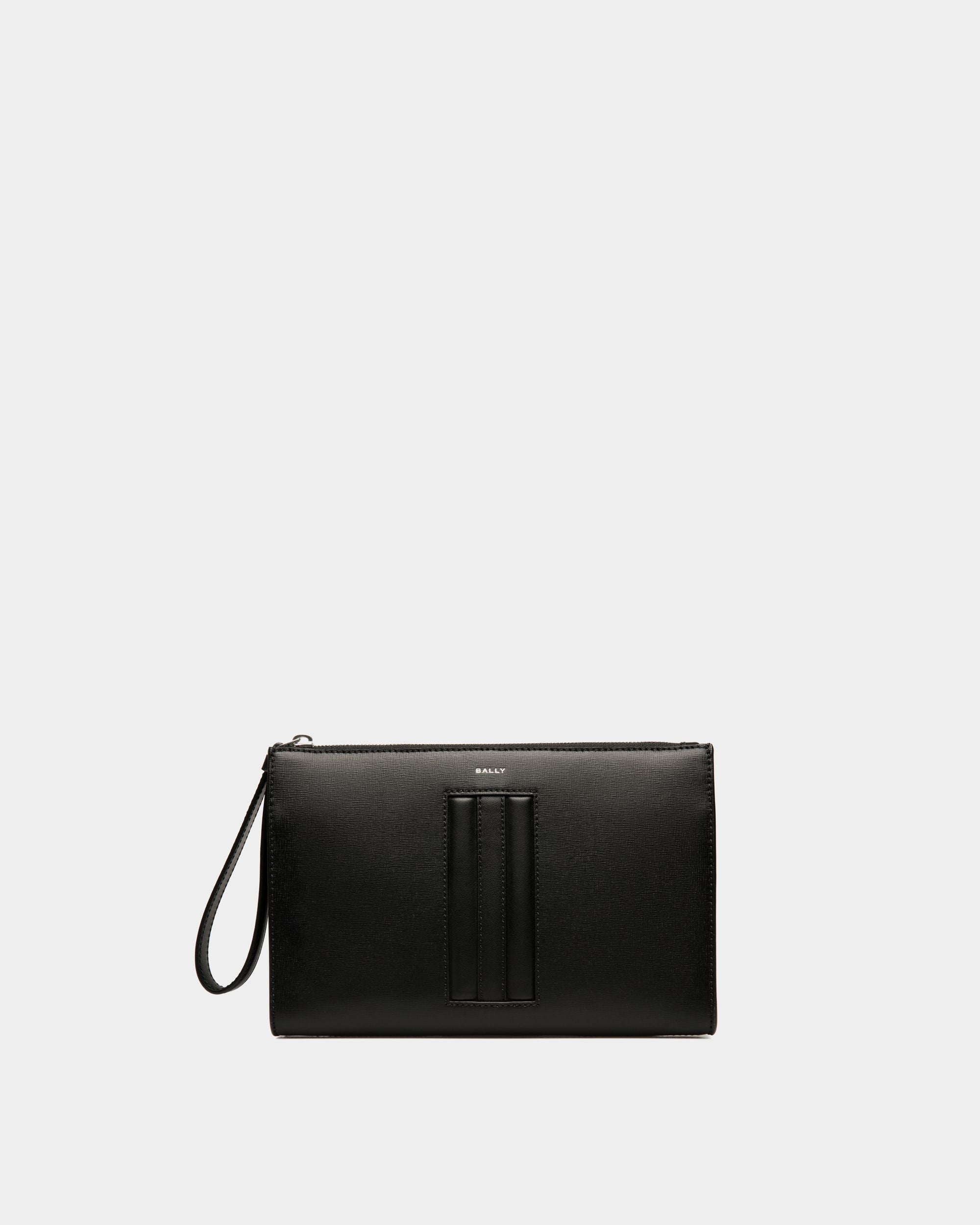 Mythos Pochette Aus Recyceltem Leder In Schwarz