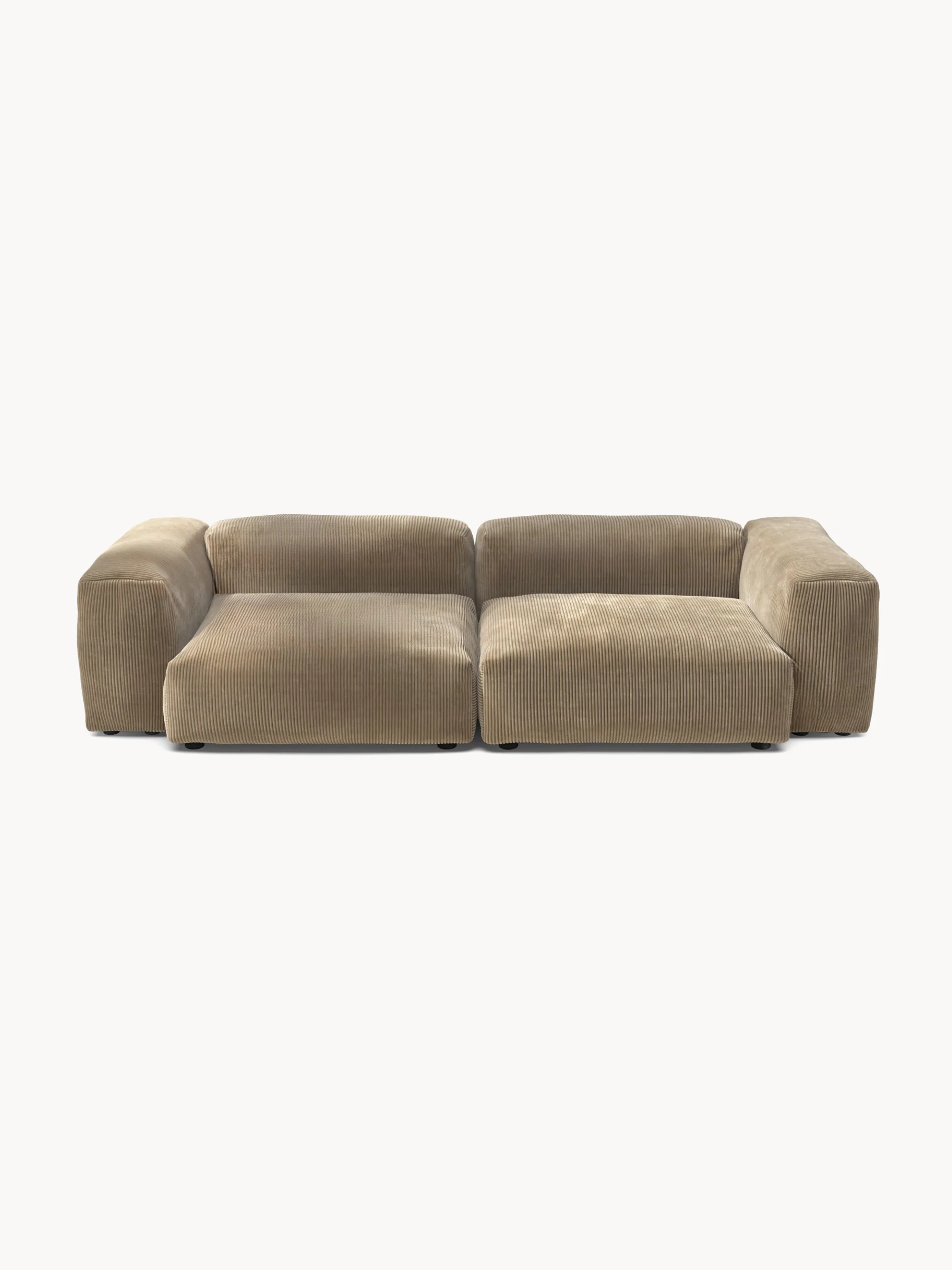 Modulares Cord-Sofa Vetsak (3-Sitzer)