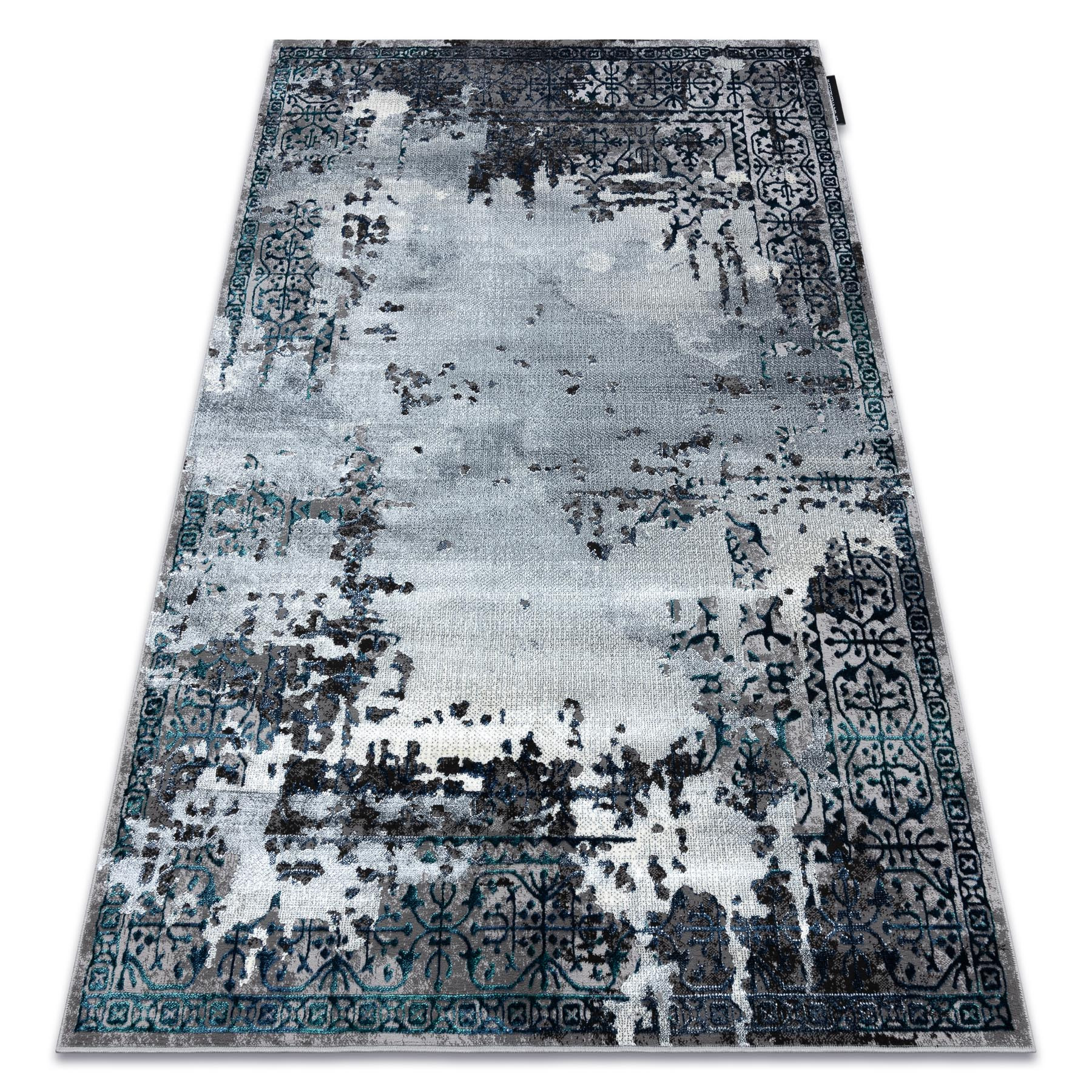 Dywan DE LUXE nowoczesny 2078 Ornament vintage przecierany - 160x220 cm