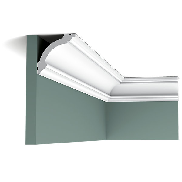 CB511 Corniche plafond Orac Decor - 6,7x6,7x200cm (h x p x L) - moulure décorative polystyrène Carton complet