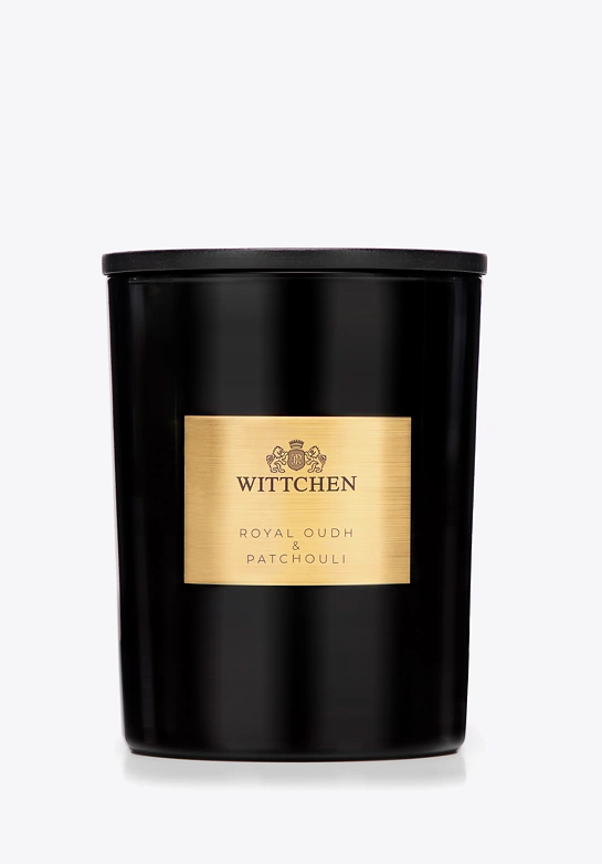 Świeca sojowa z podwójnym knotem duża Royal Oudh & Patchouli