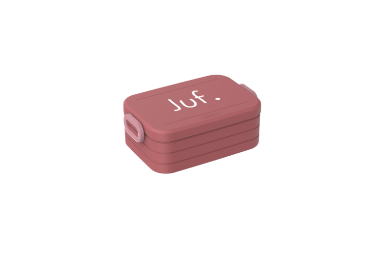 Gepersonaliseerd cadeau juf - Lunchbox Take a Break midi