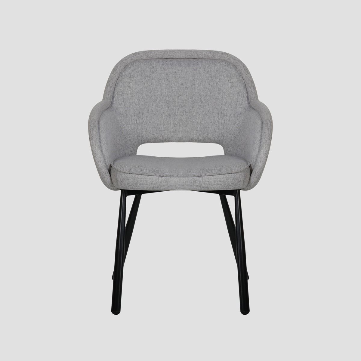 Krzesło CAMPEA Szare 61x61x84 cm