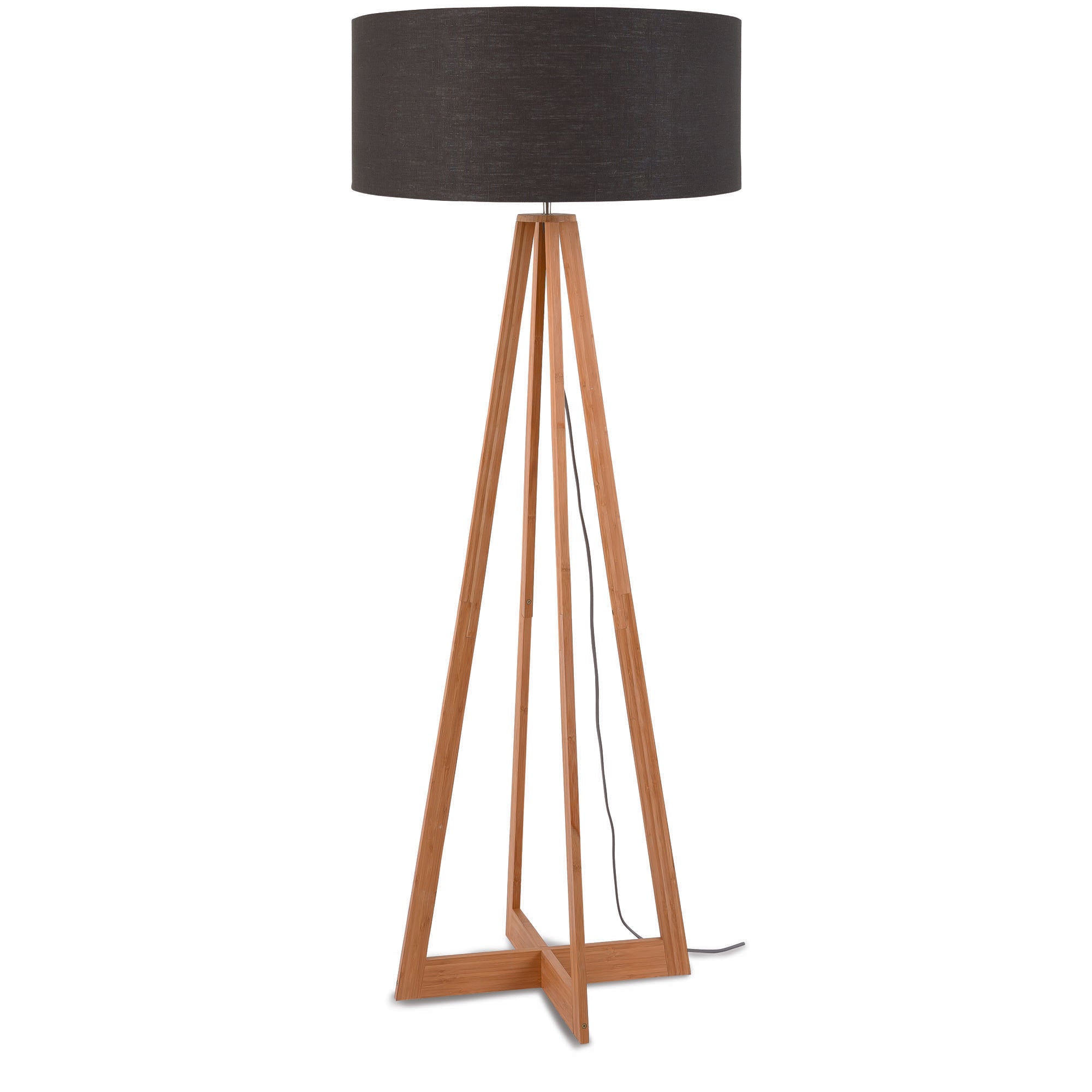 GOOD&MOJO vloerlamp Everest - grijs - Ø60cm