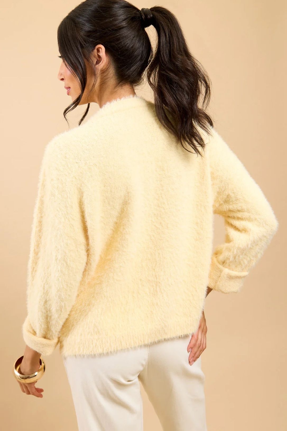 Little Mistress Lemon Soft Knit Jumper