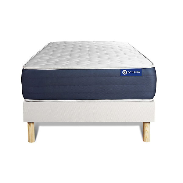 Ensemble Mémoire de forme de confort Equilibré avec sommier kit