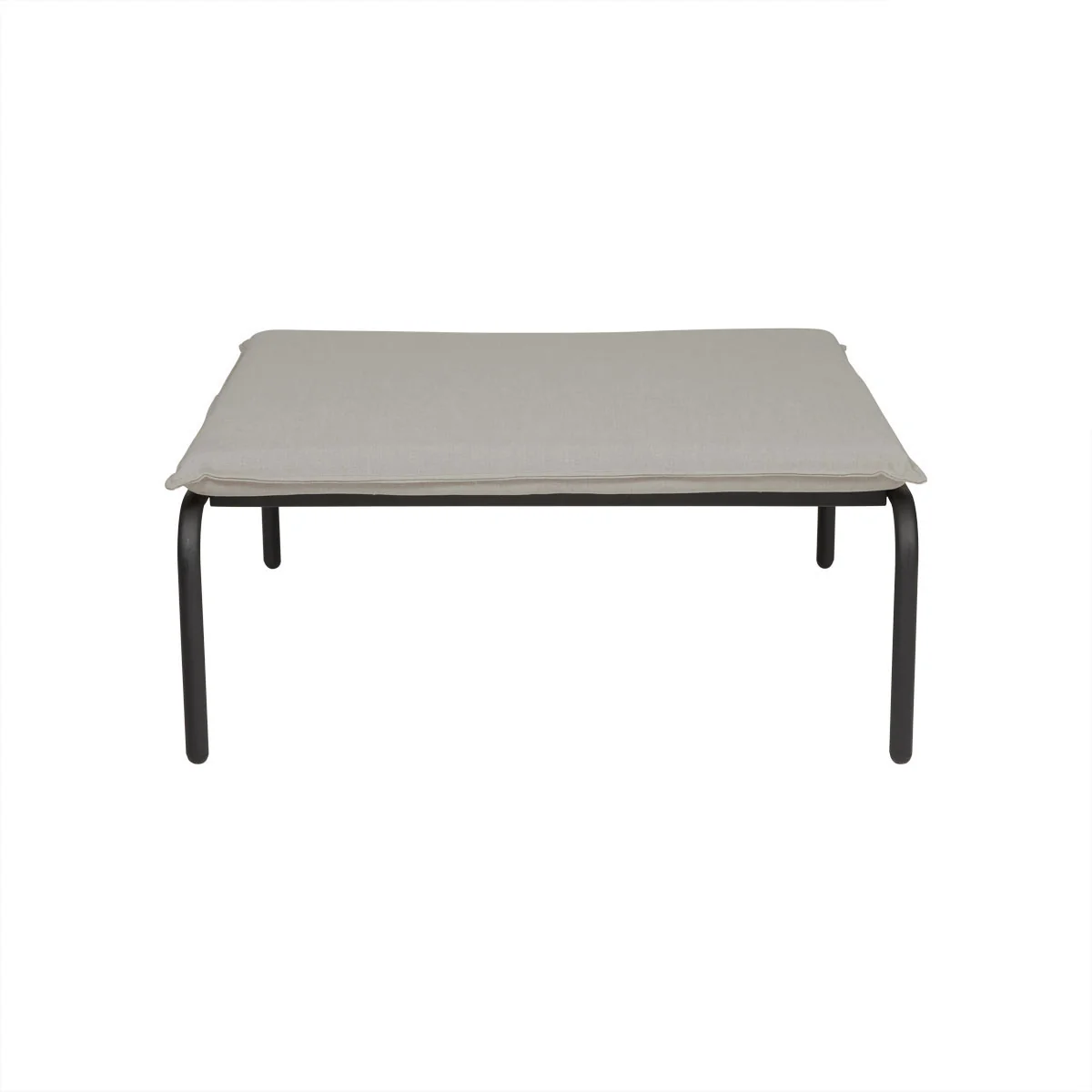 OYOY - Furi Outdoor Lounge Hocker, beige / schwarz