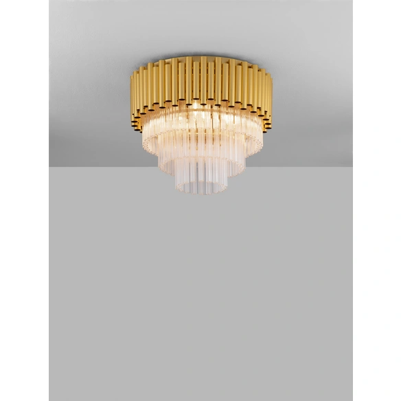 Deckenleuchte » Magnolia «, LED, 5 W, Höhe: 32,5 cm, goldfarben