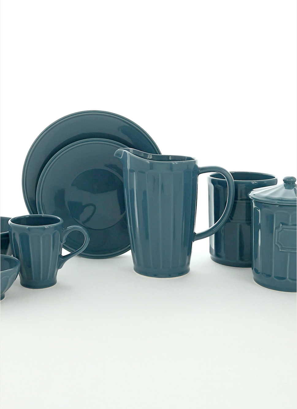 ASSIETTE PLATE UNIE EN FAÏENCE CHARRON