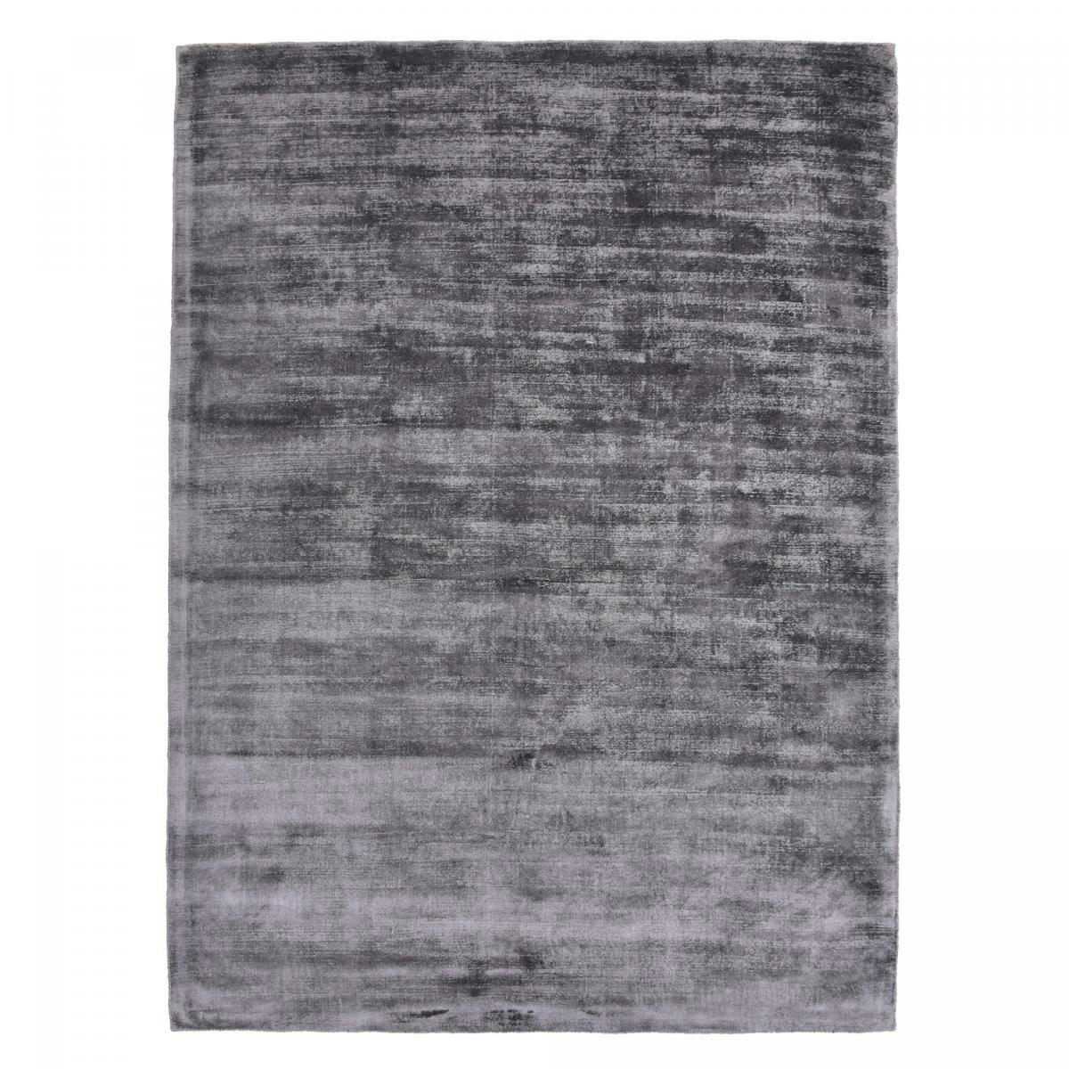 NEO LUXE - Tapis salon en viscose noir 170x240