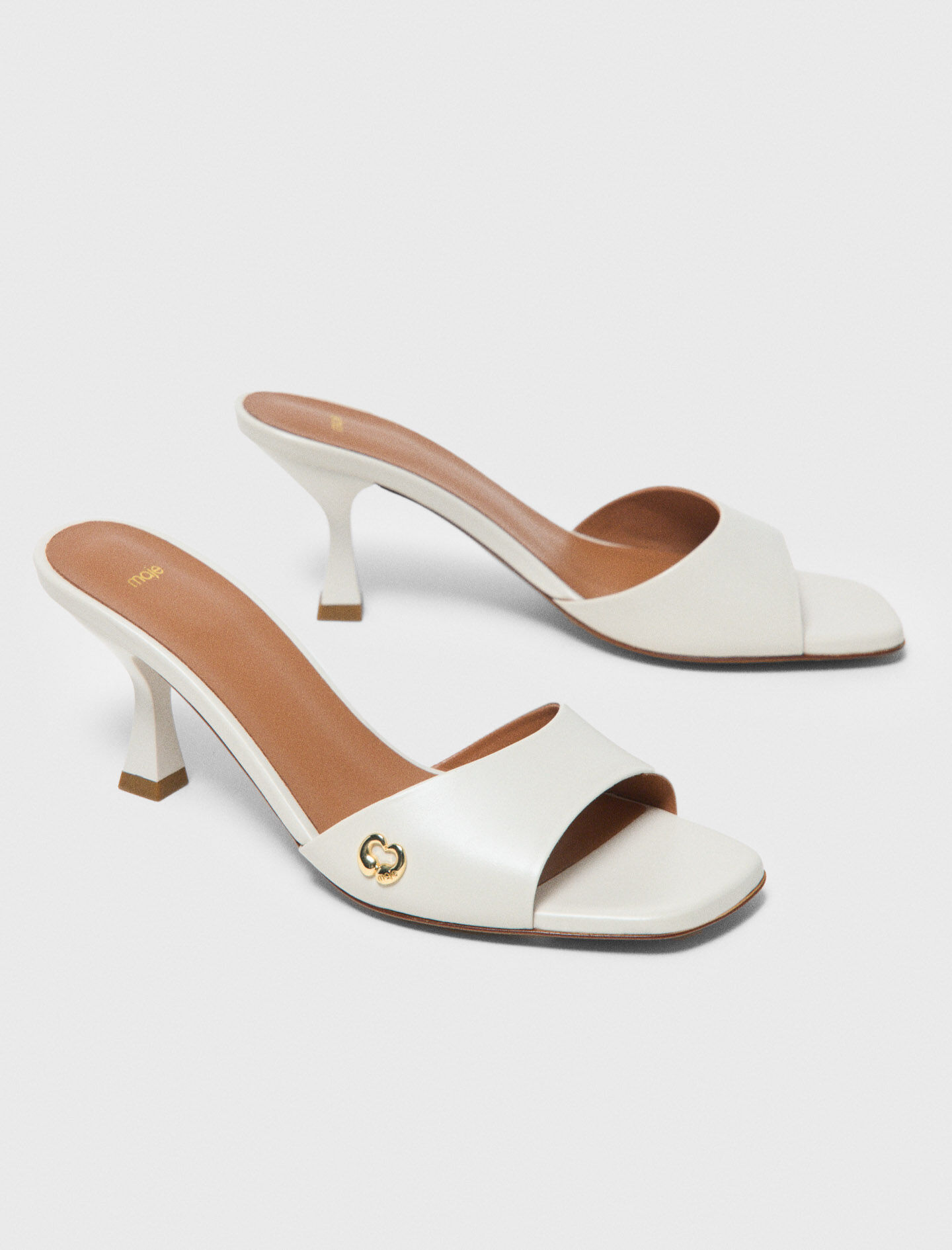 Mules en cuir