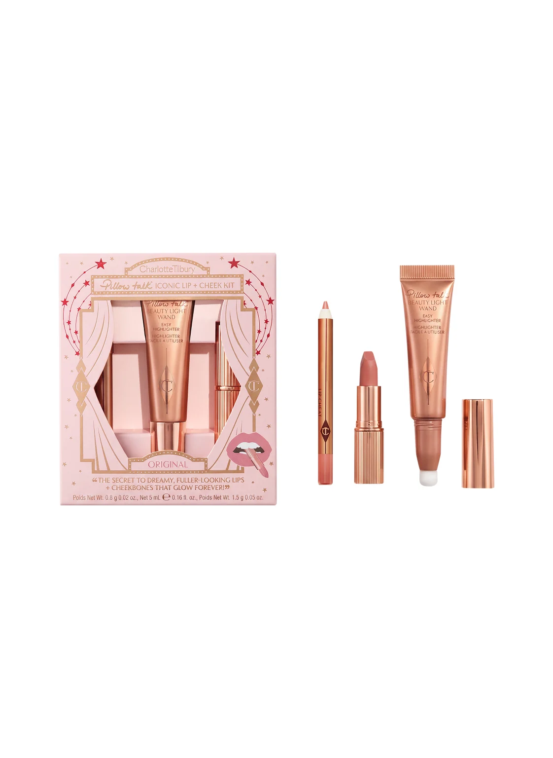 Charlotte Tilbury PILLOW TALK ICONIC LIP   CHEEK KIT