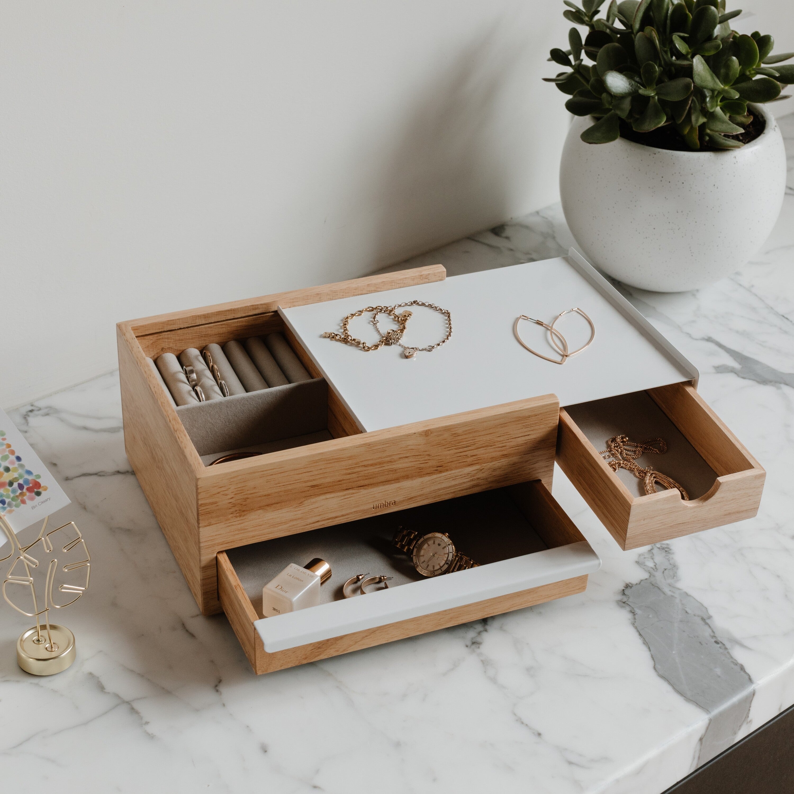 Umbra Stowit Sieradendoos 22,5 cm - Naturel