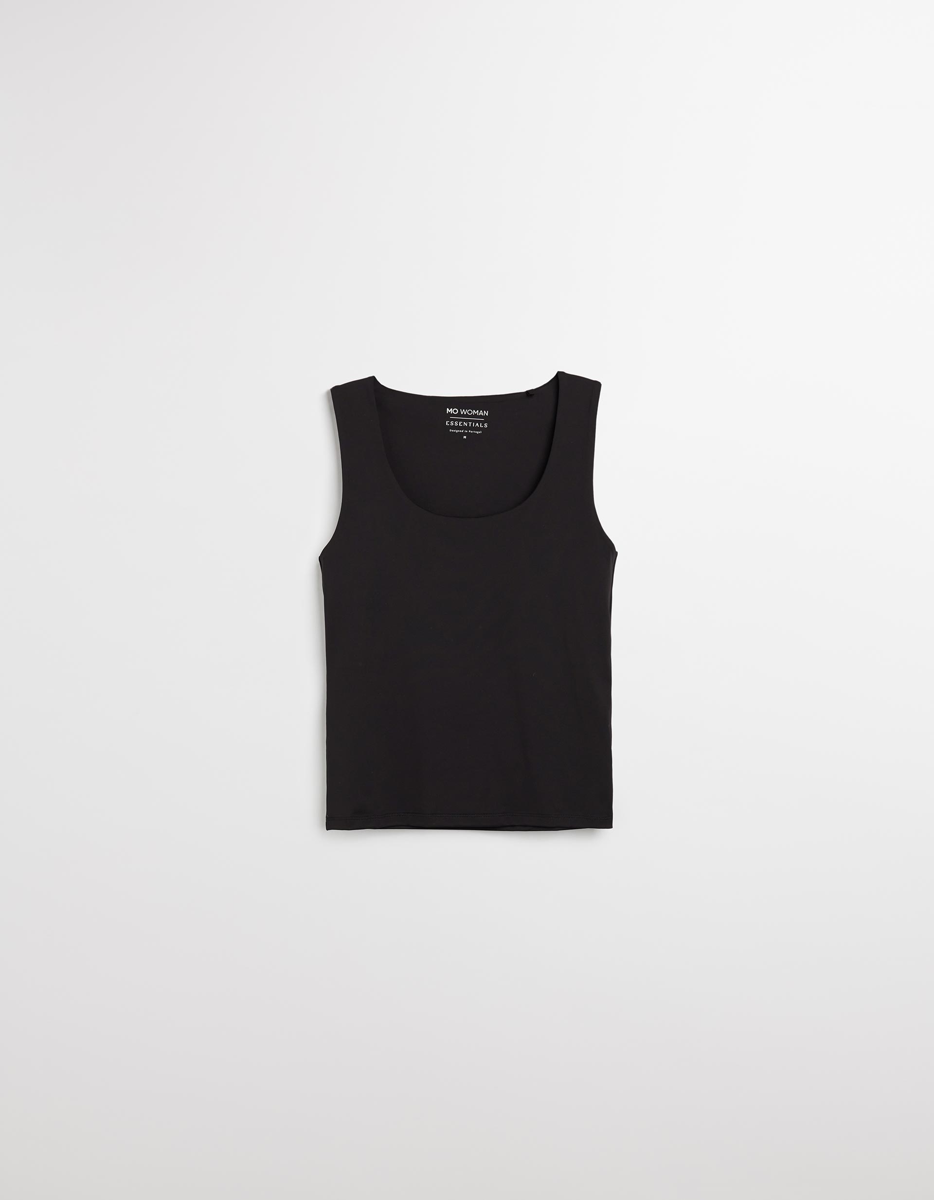 Tank Top, Mulher, Preto