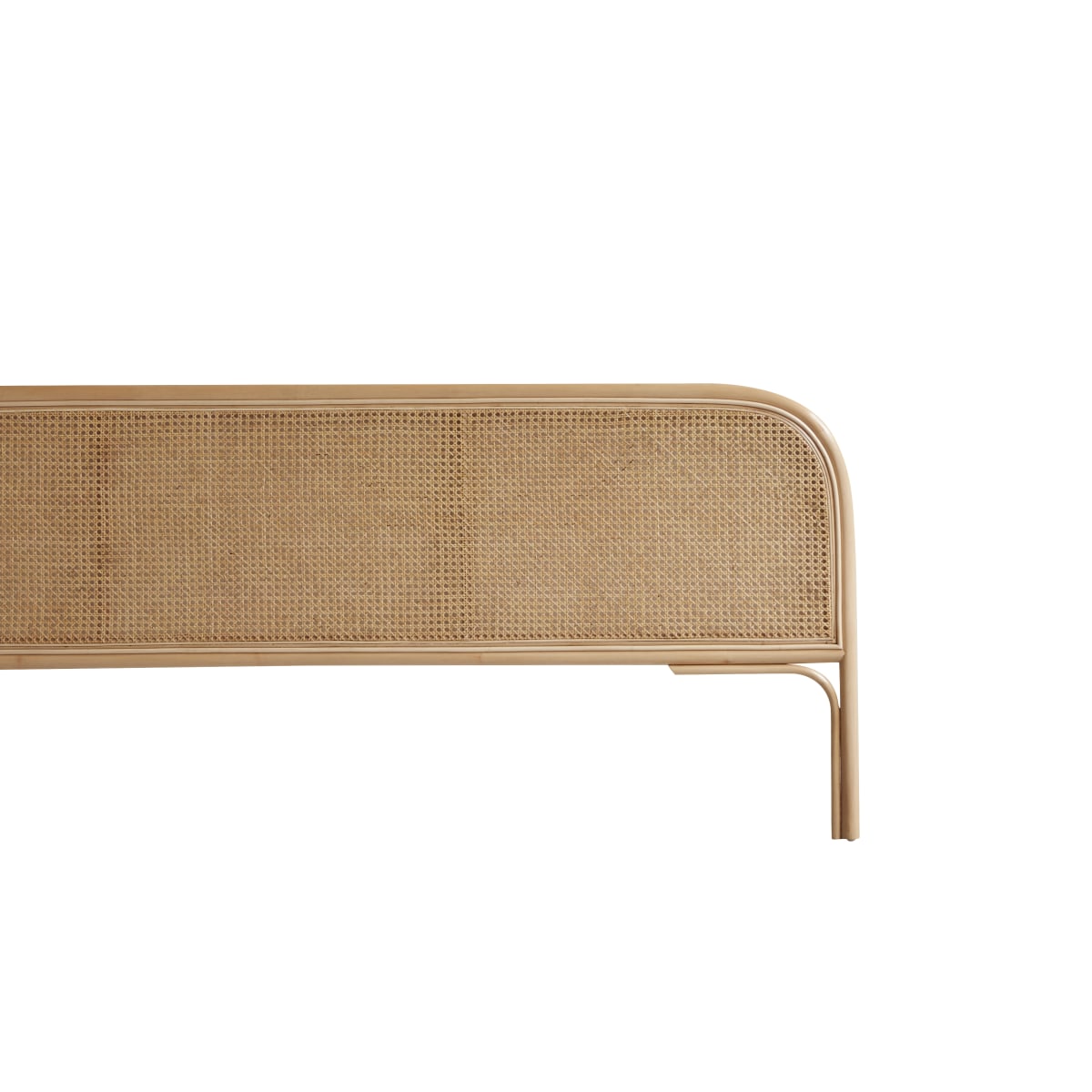 Tikamoon Hoofdbord van gevlochten rotan 180 cm - Naturel