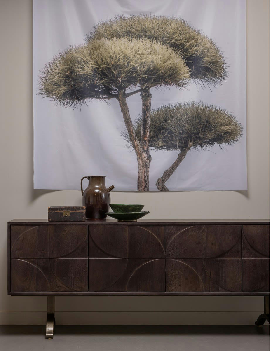 0 - Buffet en bois marron L180