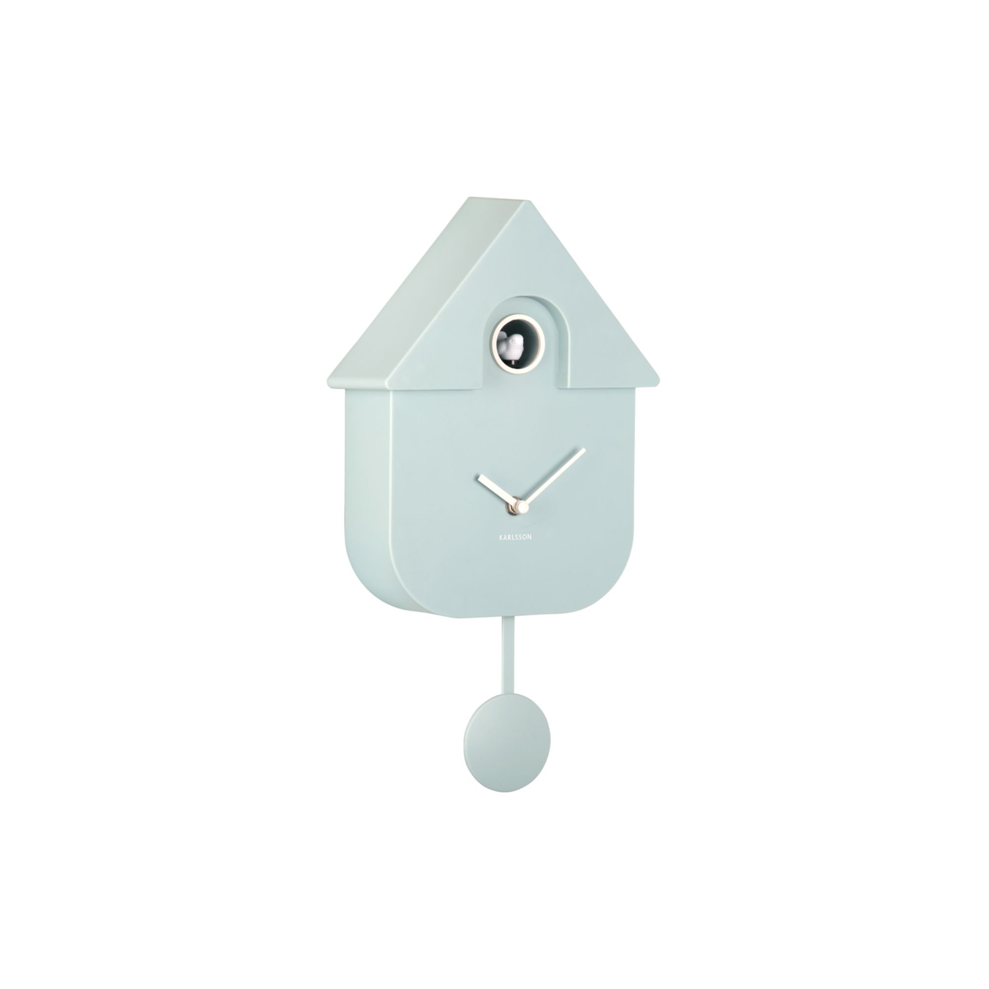 Karlsson wandklok Modern Cuckoo - blauw - Ø21.5cm