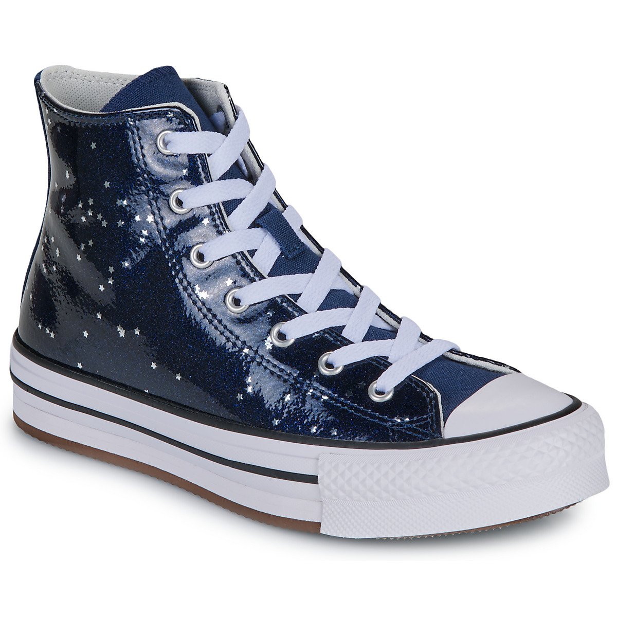 Converse - CHUCK TAYLOR ALL STAR EVA LIFT GLITTER PLATFORM - Blue