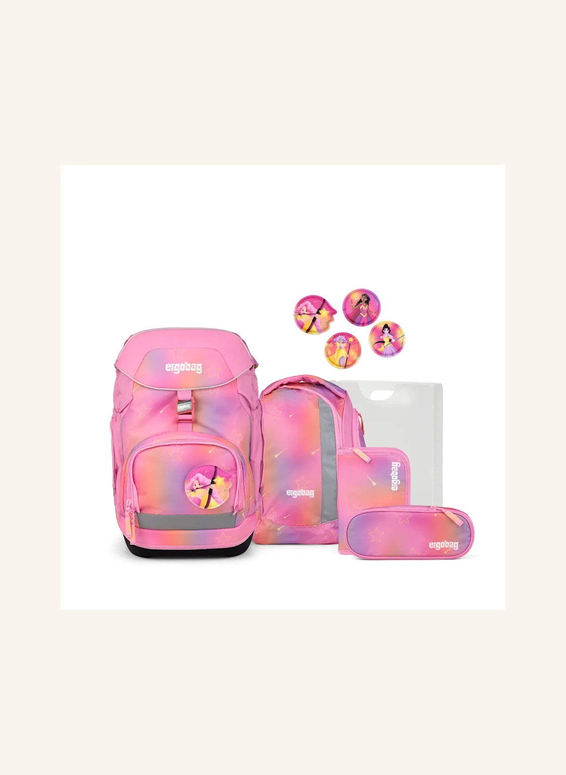 ergobag Schulranzen-Set PACK SET