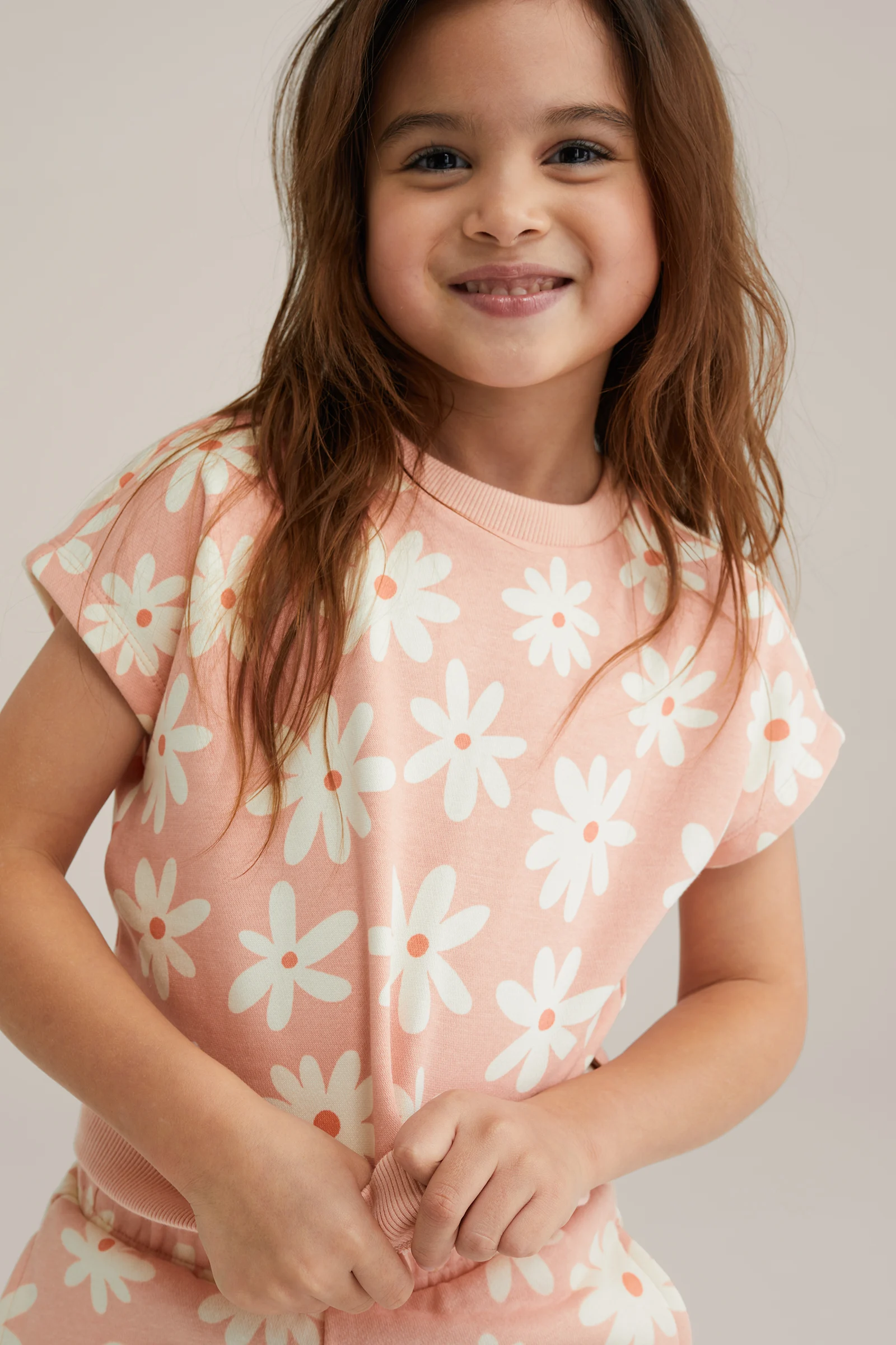 Meisjes sweatshort met print