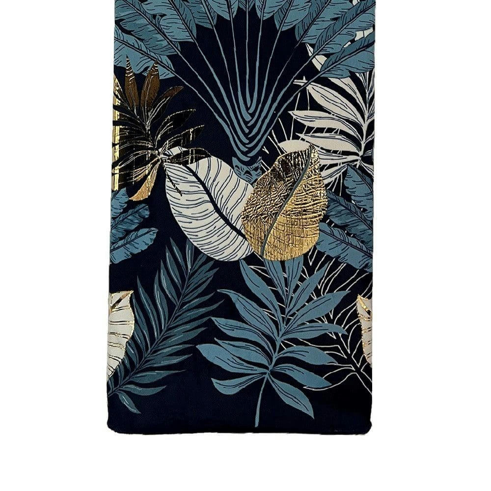 PANAZIO - Housse de coussin effet velours or 60x60cm