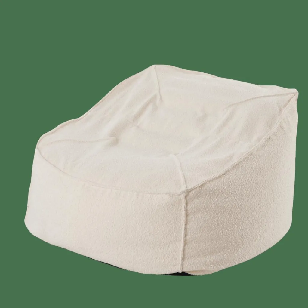 Canapés^CASA JACKI Fauteuil Pouf Poire Blanc