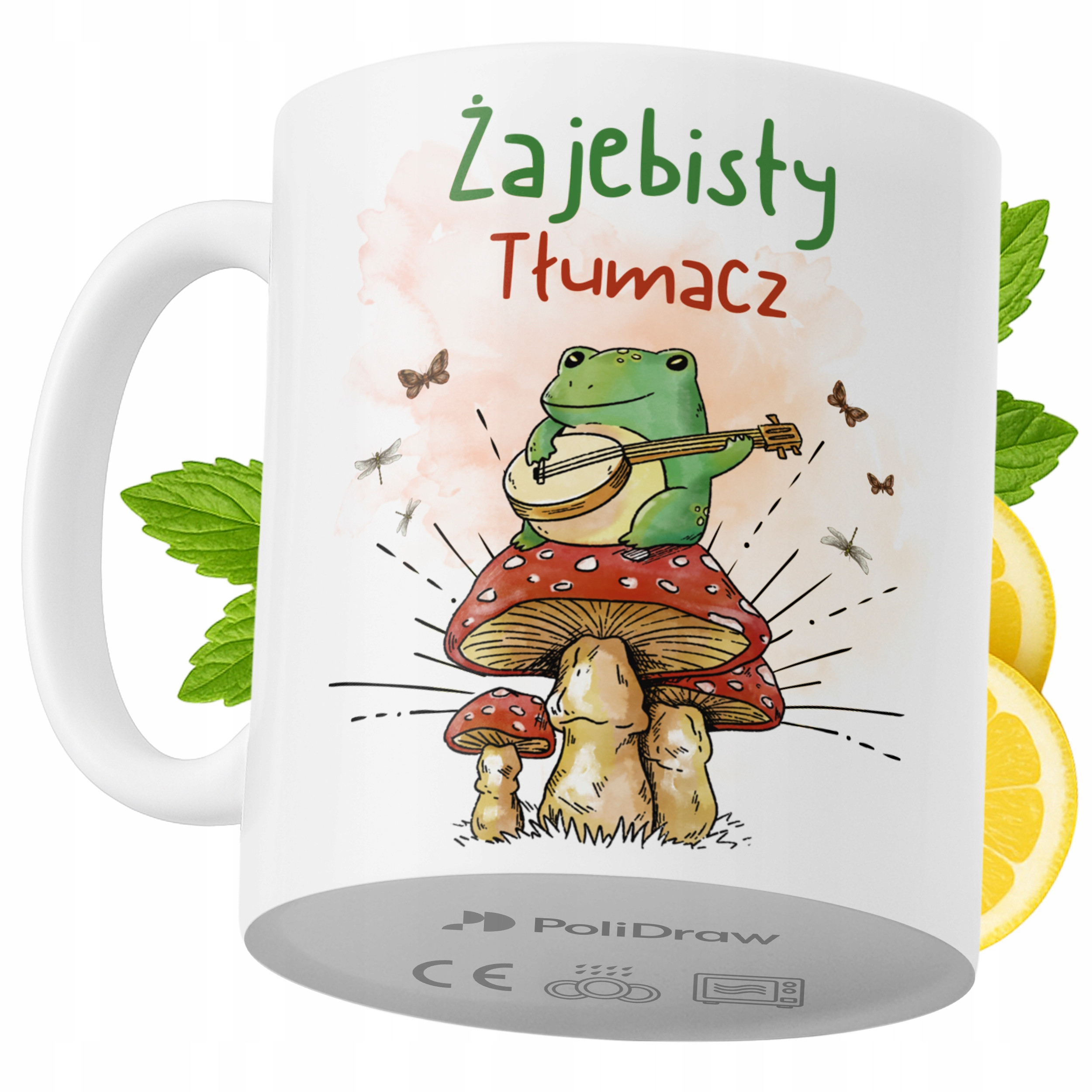 Kubek Dla Tłumacza na Prezent z Nadrukiem ze Zdjęciem 330 ml PoliDraw