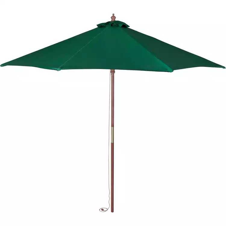 Habitat 2m Water Repellent Garden Parasol - Green