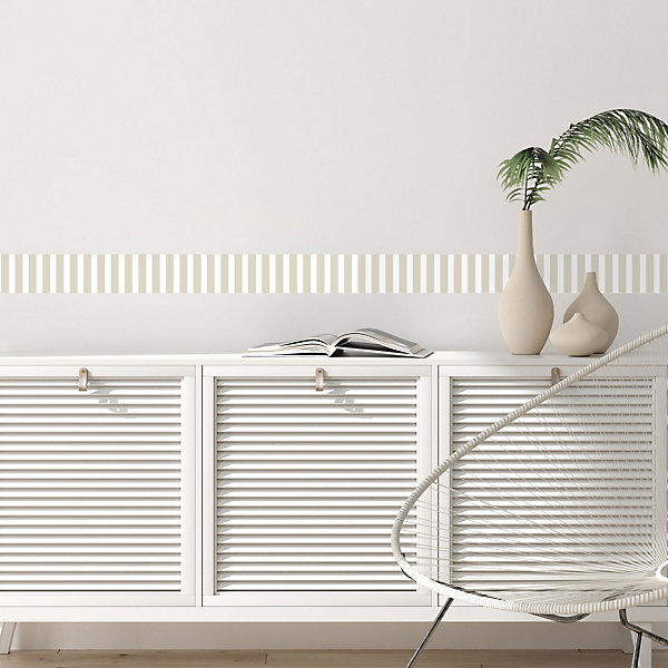 Frise décorative adhésive, greige, la frise est le détail de bon goût, 10 cm X 300 cm