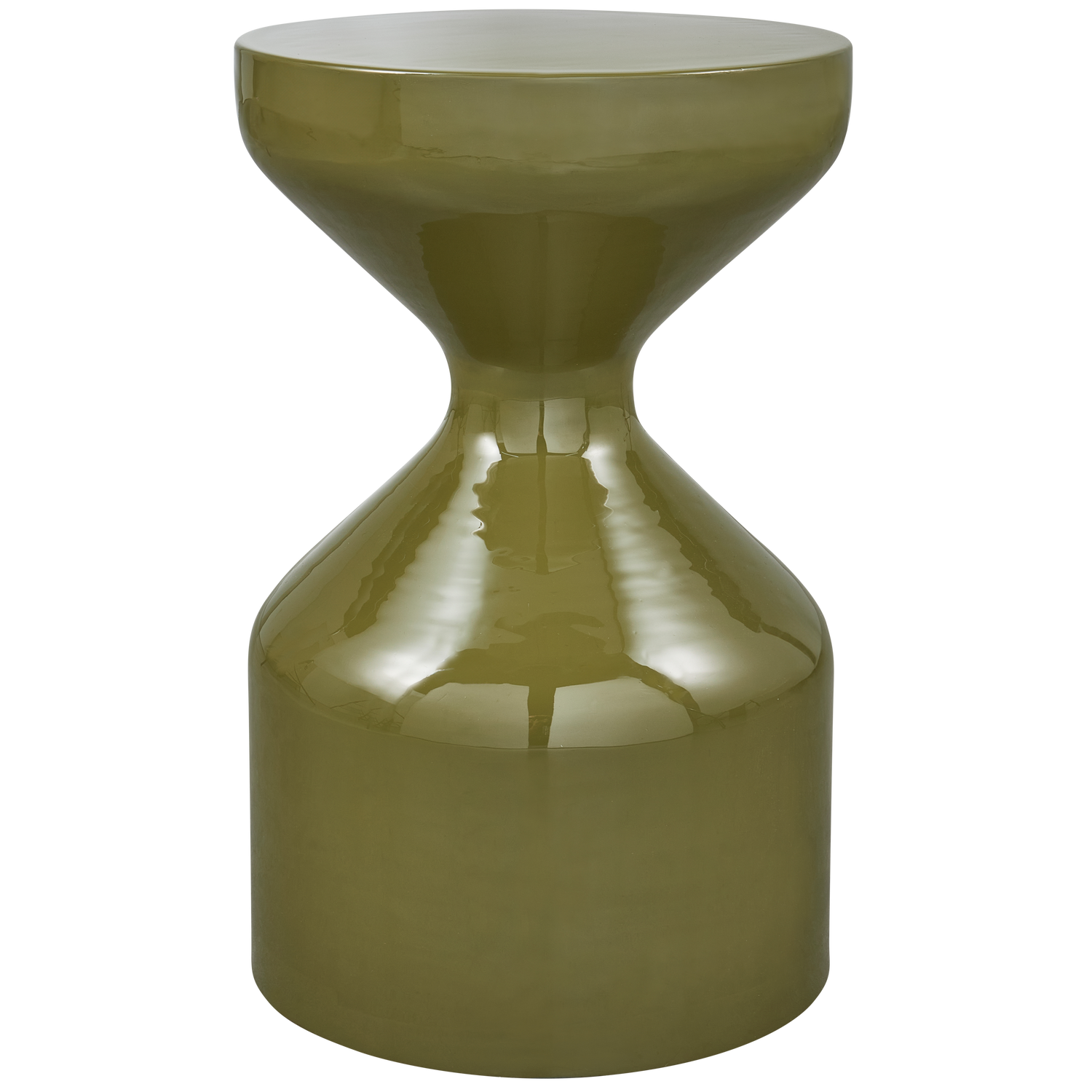 WOOOD bijzettafel Floyd - Metaal - Groen - 47x30x30