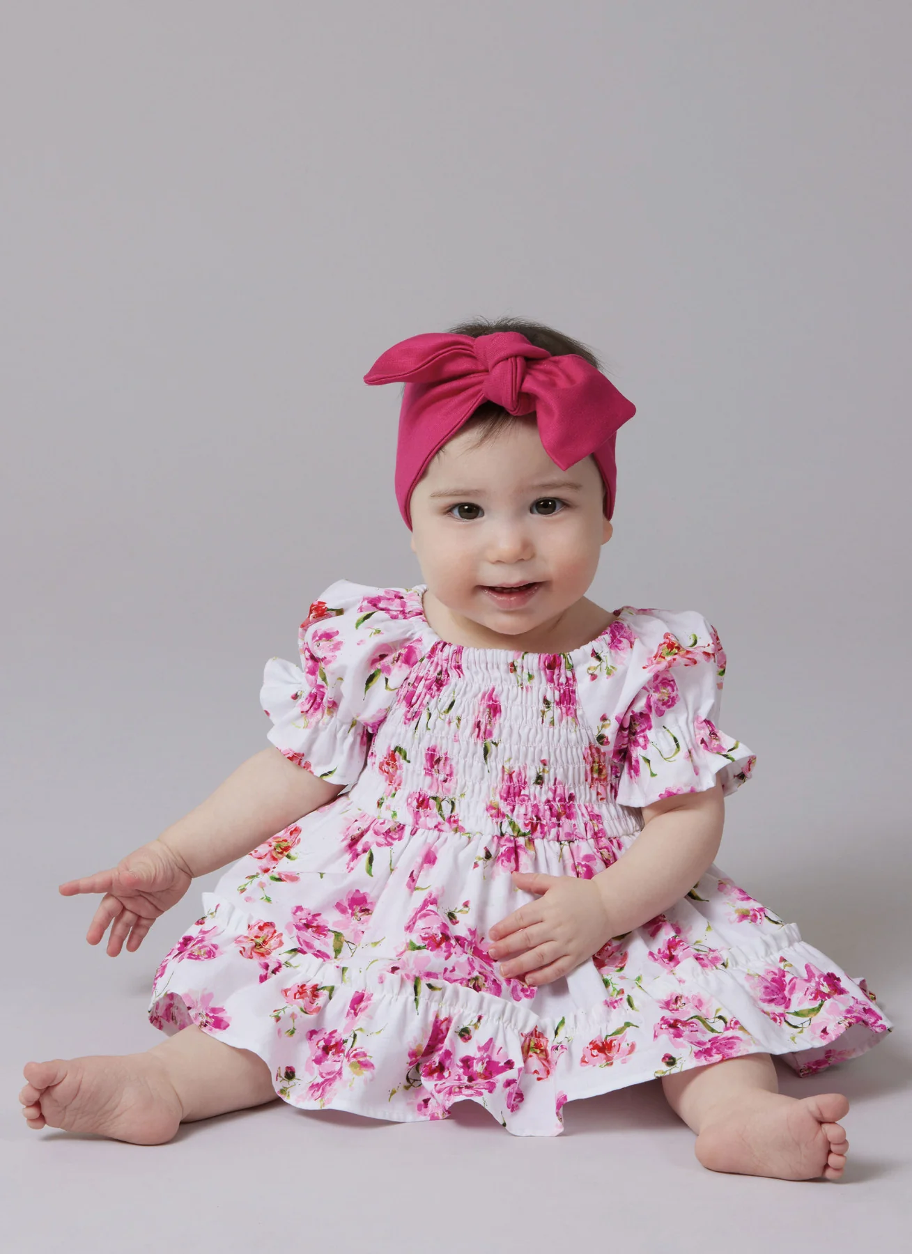 Simplicity Pattern 8591 Babies' Romper, Dresses and Headband