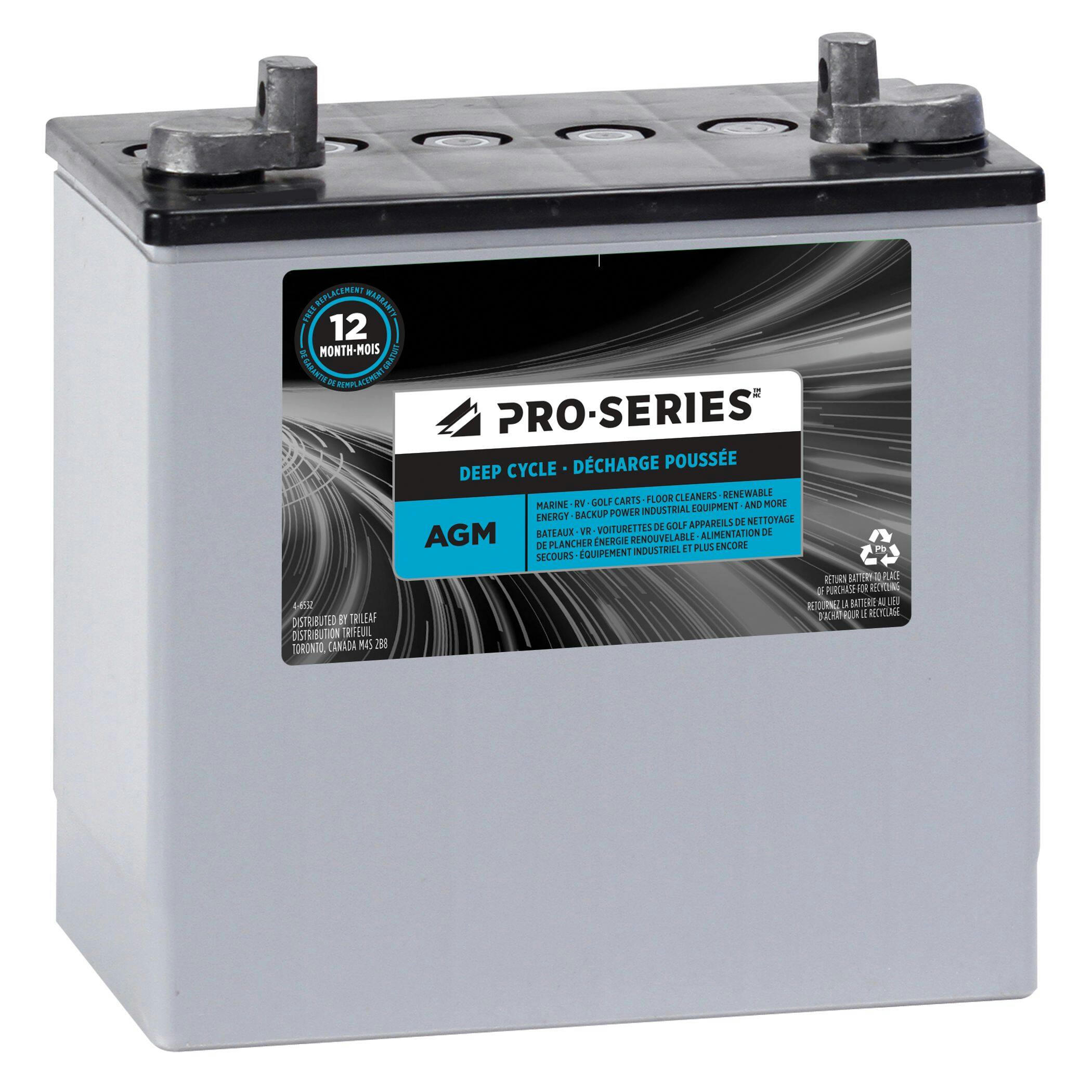 PRO-SERIES AGM Group Size 22NF 12-Volt 55 Ah Battery