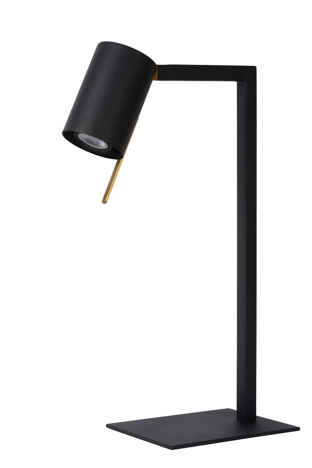 Lampka biurkowa czarna LESLEY 1xGU10x35W wys:48,5cm Lucide