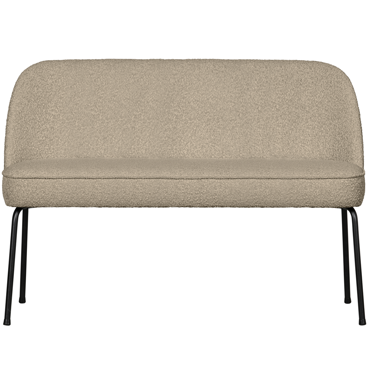 WOOOD eetbank Vogue - Bouclé - Beige - 83x120x59