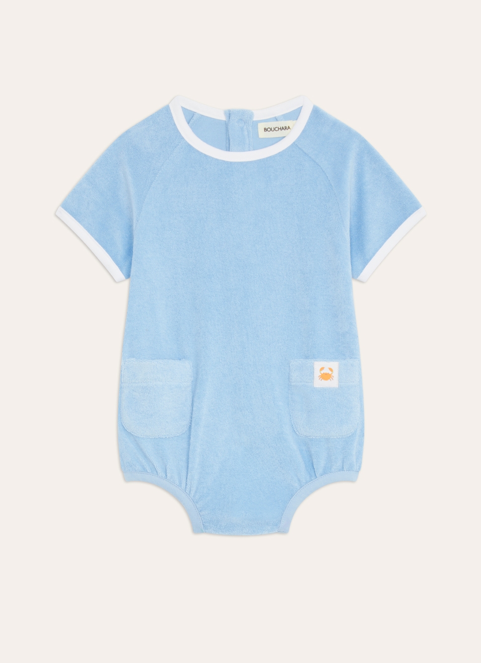 COMBINAISON EN ÉPONGE UNIE CRABE BLEU