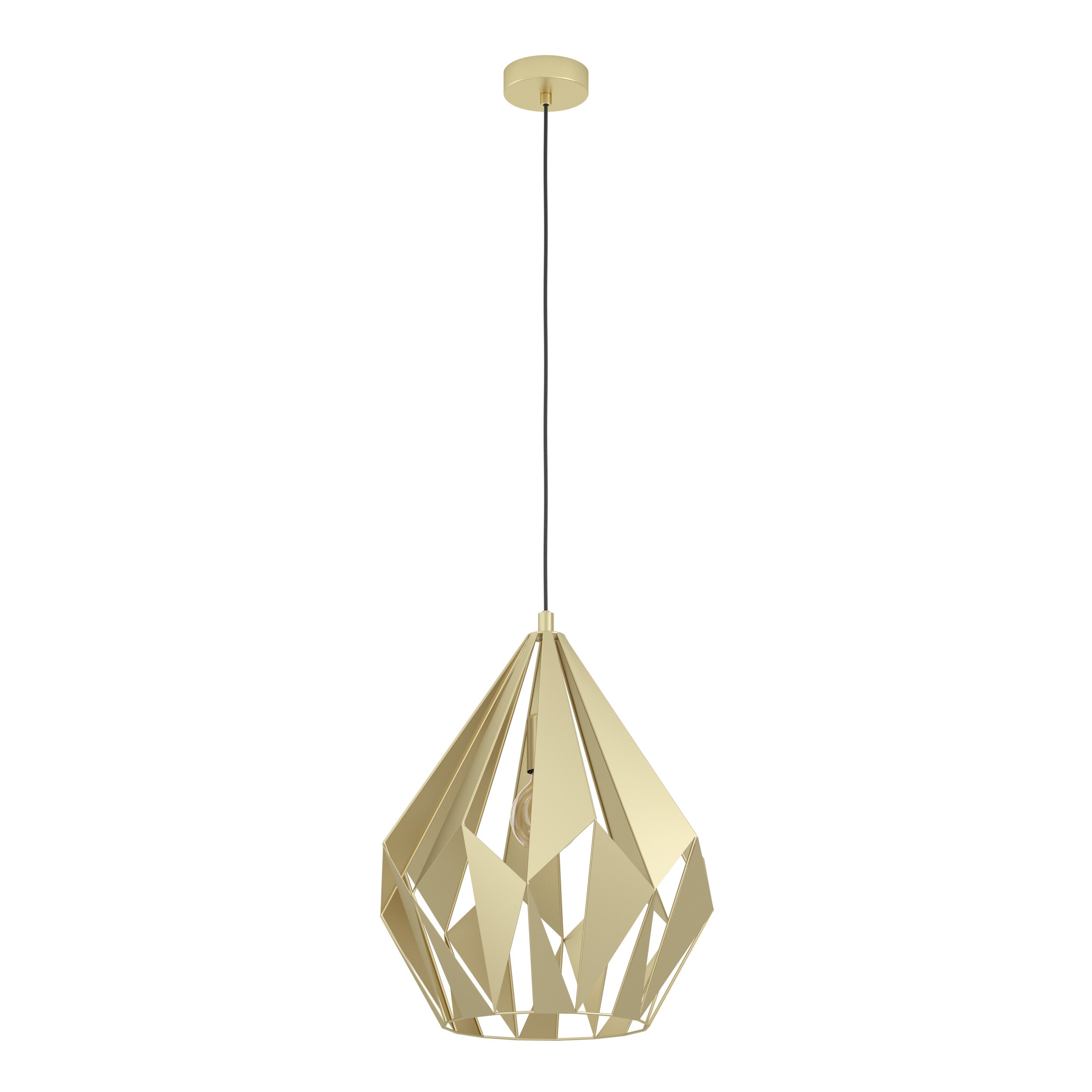 EGLO hanglamp Carlton - e27 - ø 38,5 cm - goud
