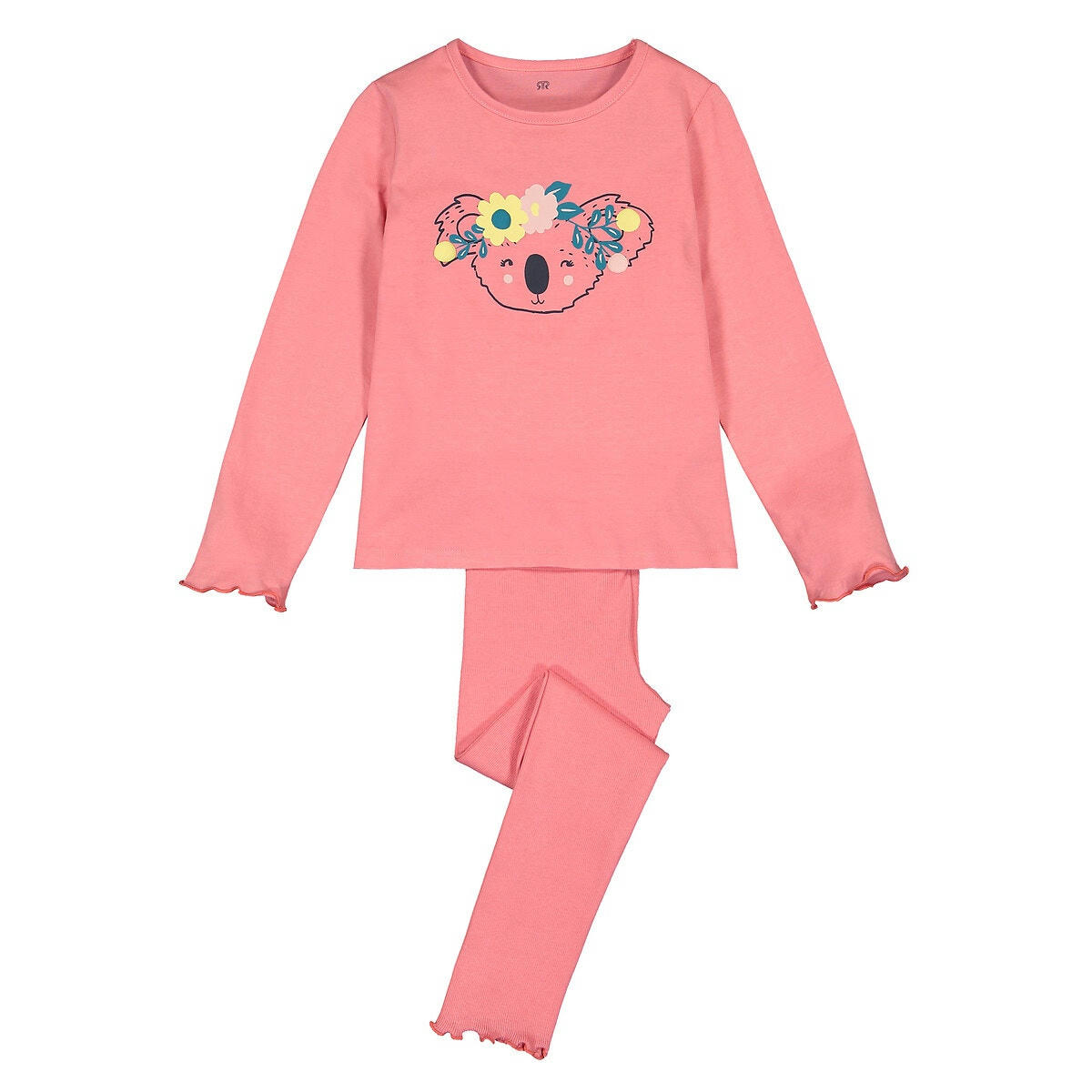 Pyjama en côte imprimé koala
