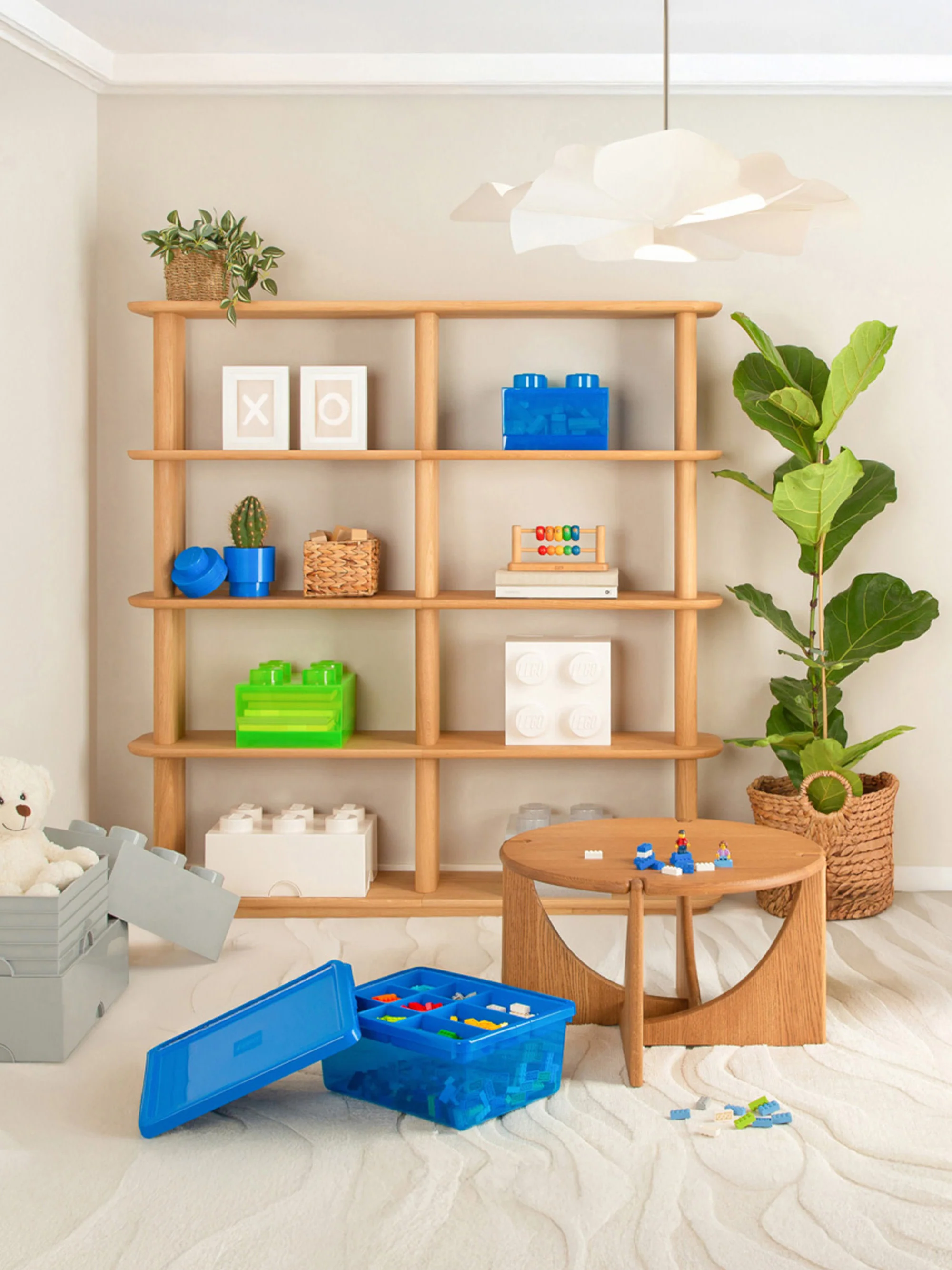 Kinder-LEGO?-Aufbewahrungsbox Brick mit 4 Noppen
