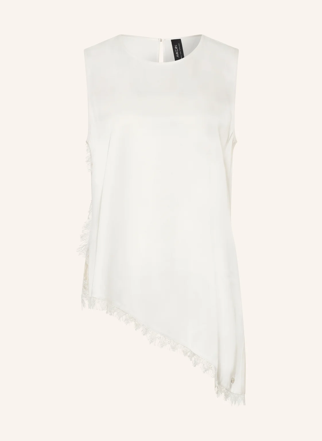 MARC CAIN Satintop mit Spitze