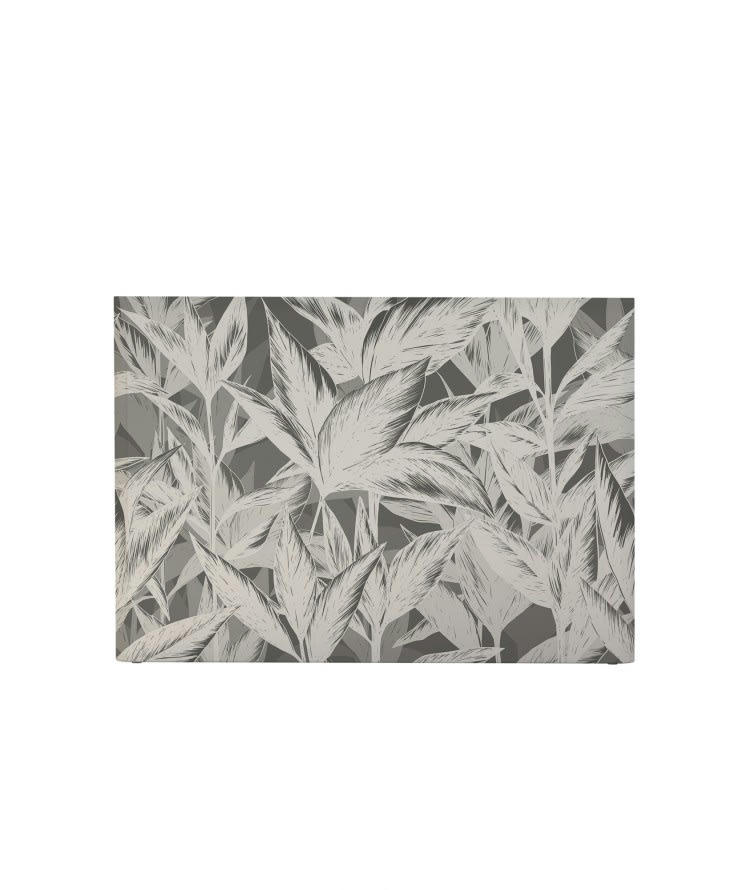 BUDDLEIA - Tête de lit avec housse Gris 180 cm