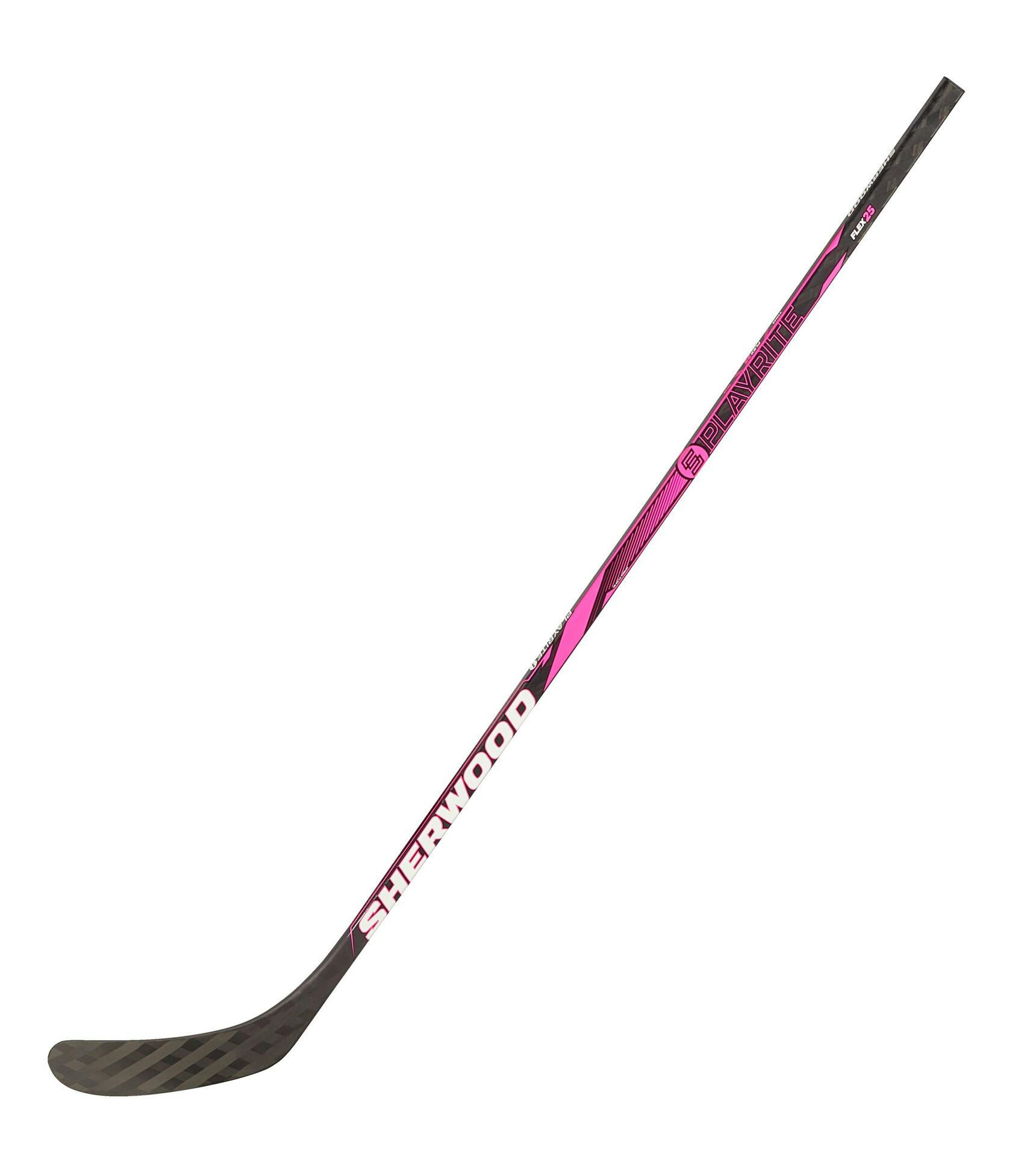 Sherwood Playrite 1 Composite Hockey Stick, Youth, 25 Flex, Pink