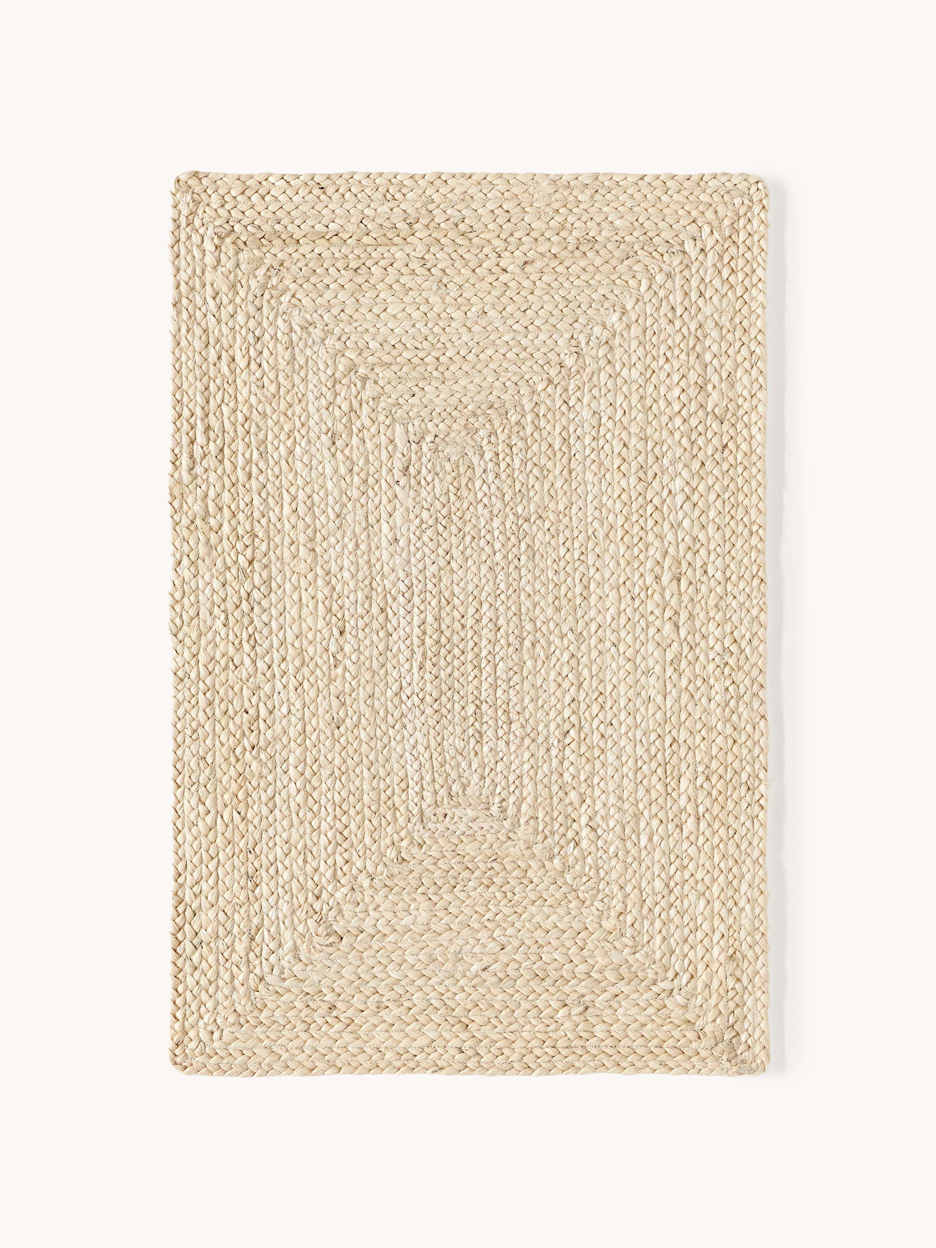 Handgefertigter Jute-Teppich Sharmila