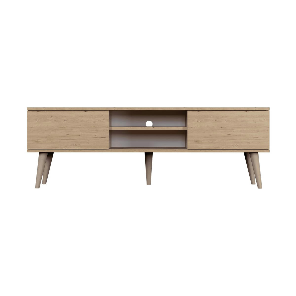 - Meuble tv 160 cm naturel