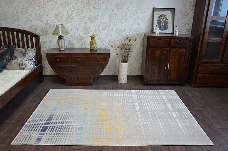 Dywan SCANDI 18216/051 - PASKI KRATKA 120x170 cm